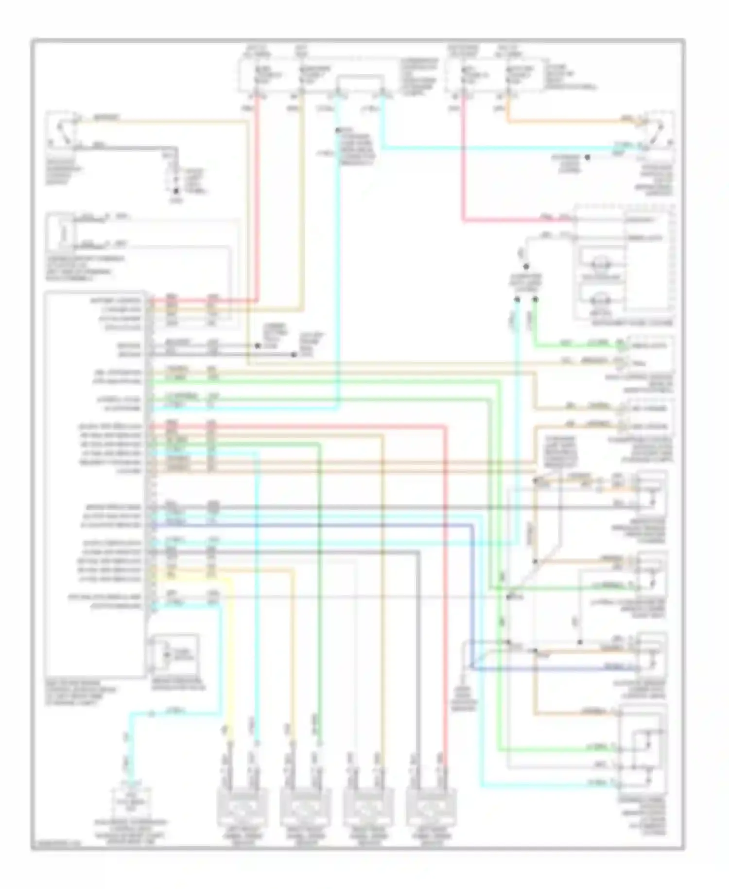Wiring diagram lateral accel in stoplamp sw for Chevrolet Corvette C5 (1997-2004) (1 of 1)