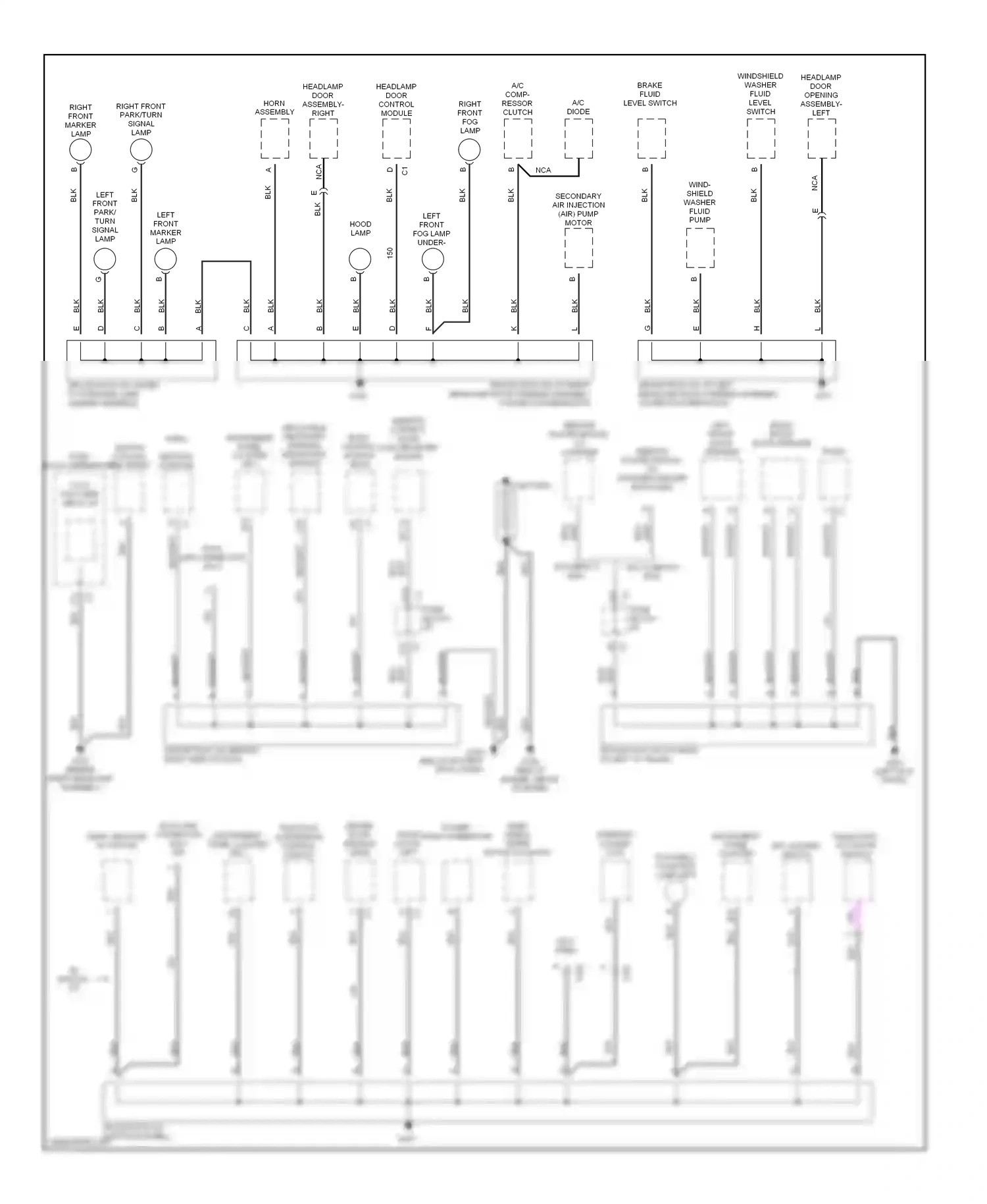 Chevrolet Corvette C5 (1997-2004) nca wiring diagram  (12 of 37)