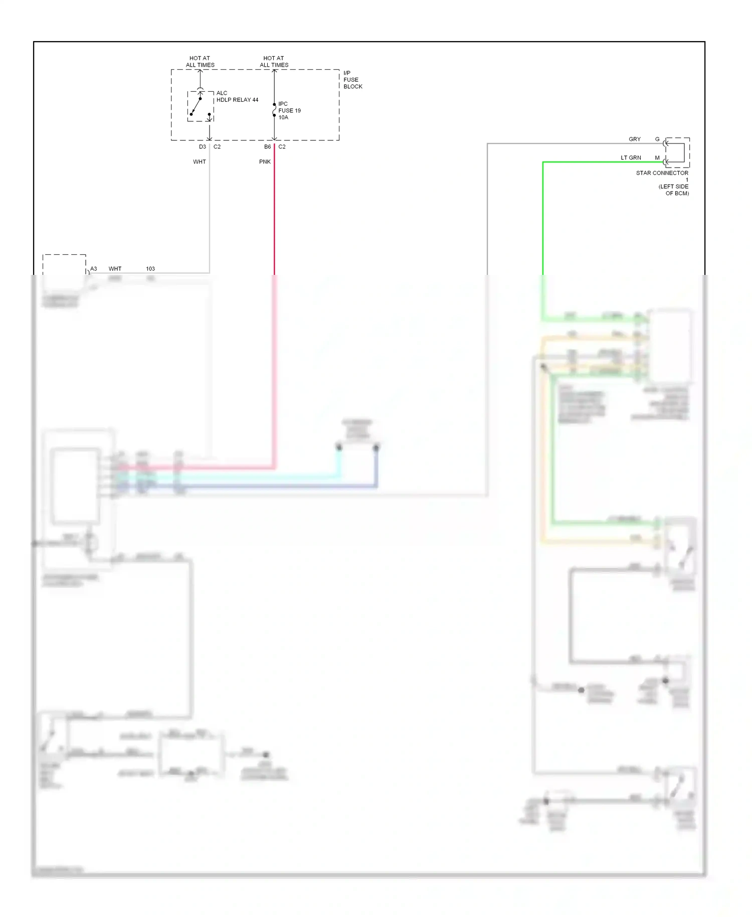 Chevrolet Corvette C5 (1997-2004) nca wiring diagram  (36 of 37)