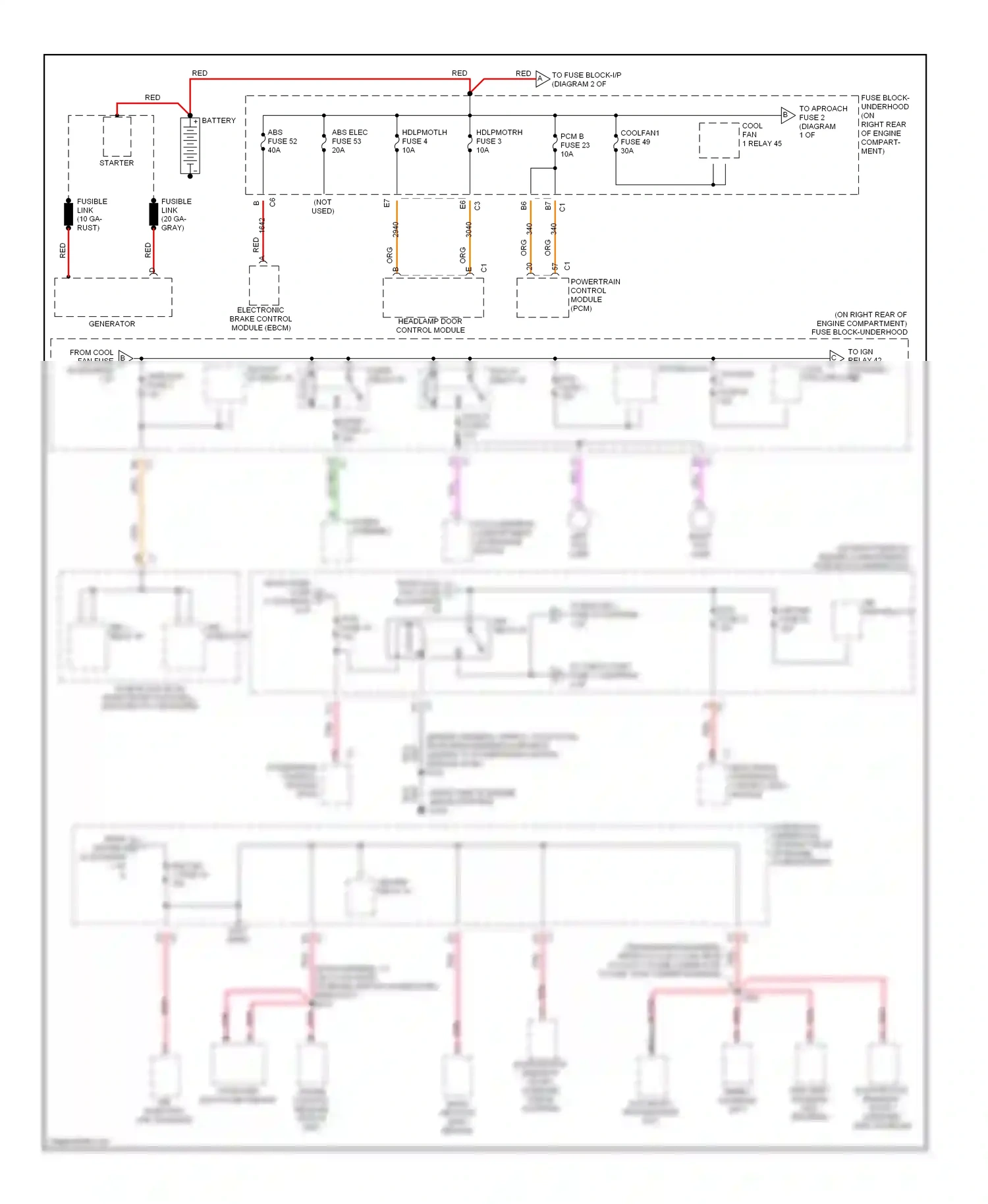 Chevrolet Corvette C5 (1997-2004) pnk wiring diagram  (15 of 27)
