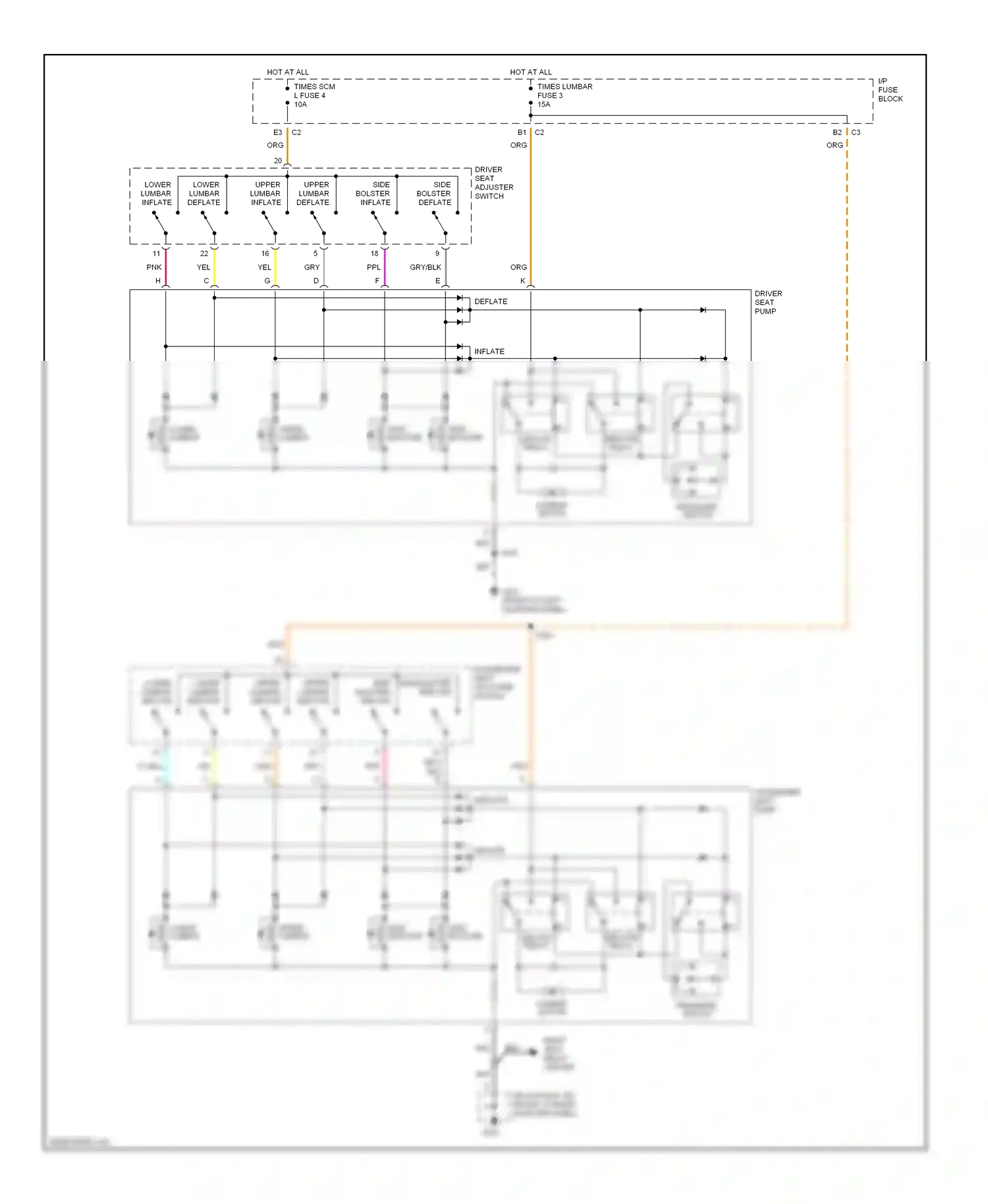 Chevrolet Corvette C5 (1997-2004) pressure switch wiring diagram  (1 of 1)