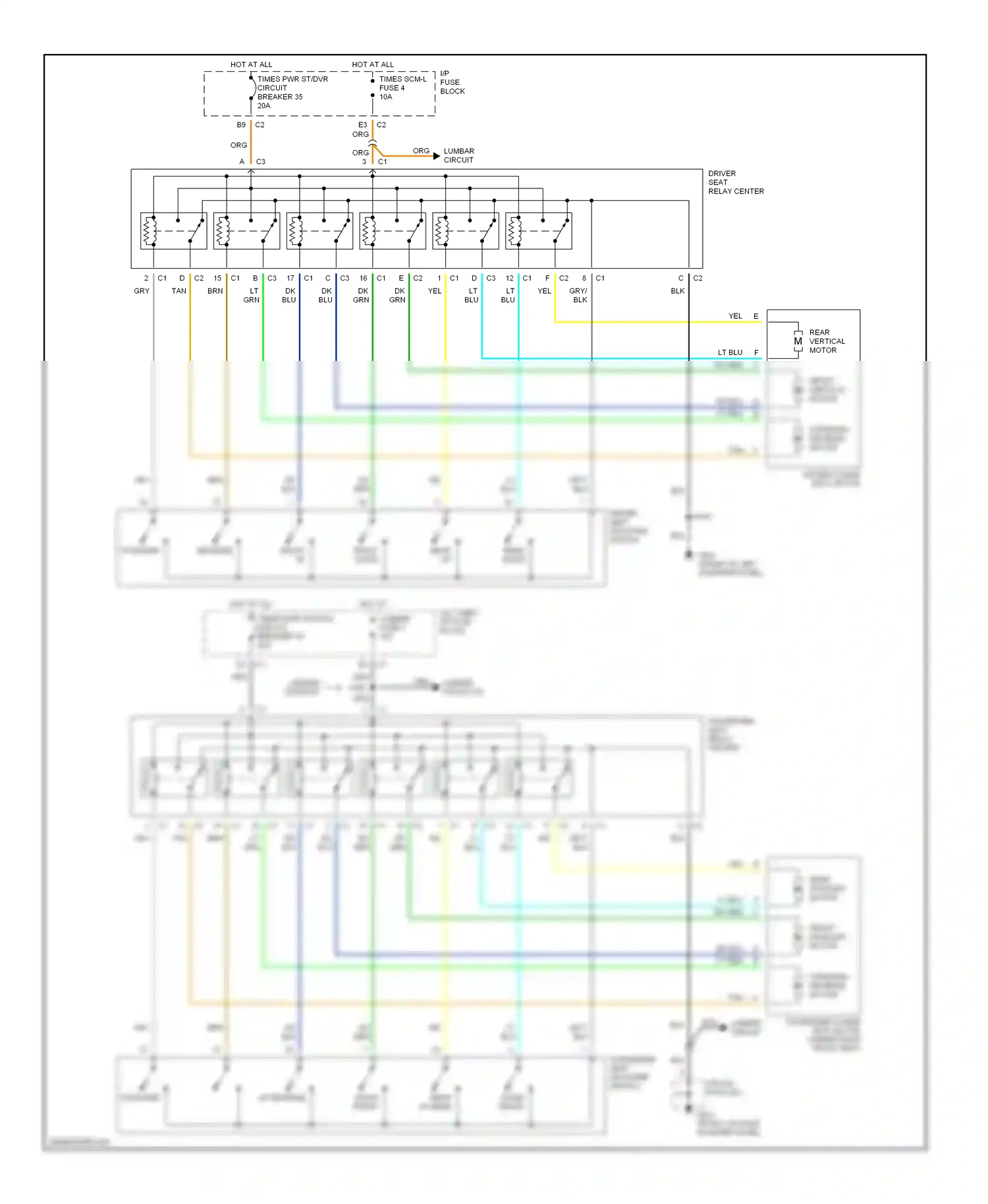Chevrolet Corvette C5 (1997-2004) reverse wiring diagram  (1 of 2)