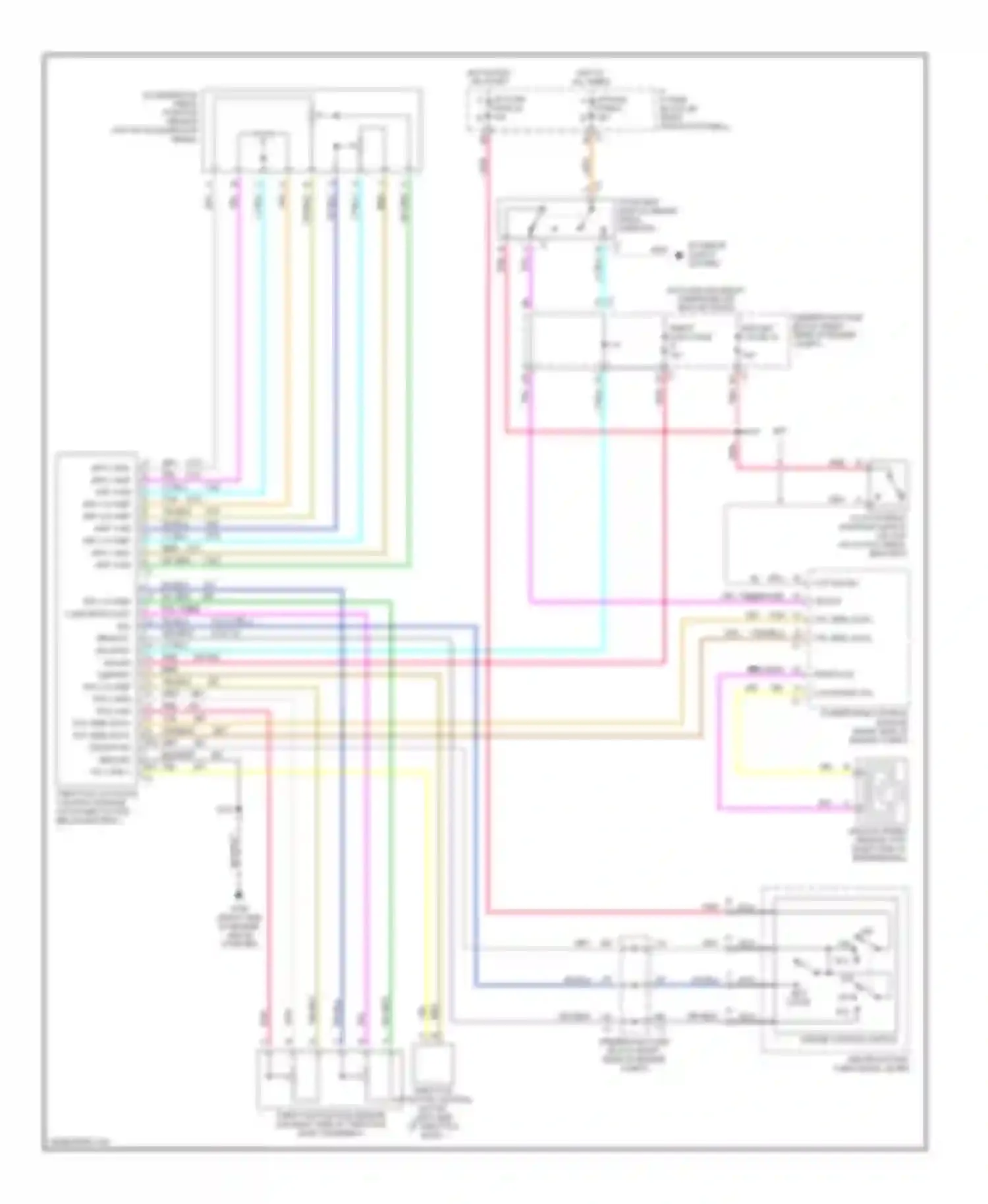Wiring diagram tac serl data for Chevrolet Corvette C5 (1997-2004) (1 of 1)