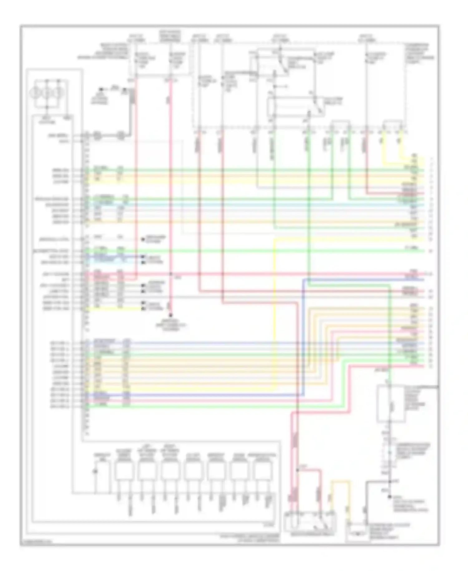Corvette Chevrolet C6 (2004-2014): Automatic a/c circuit (1 of 2)
