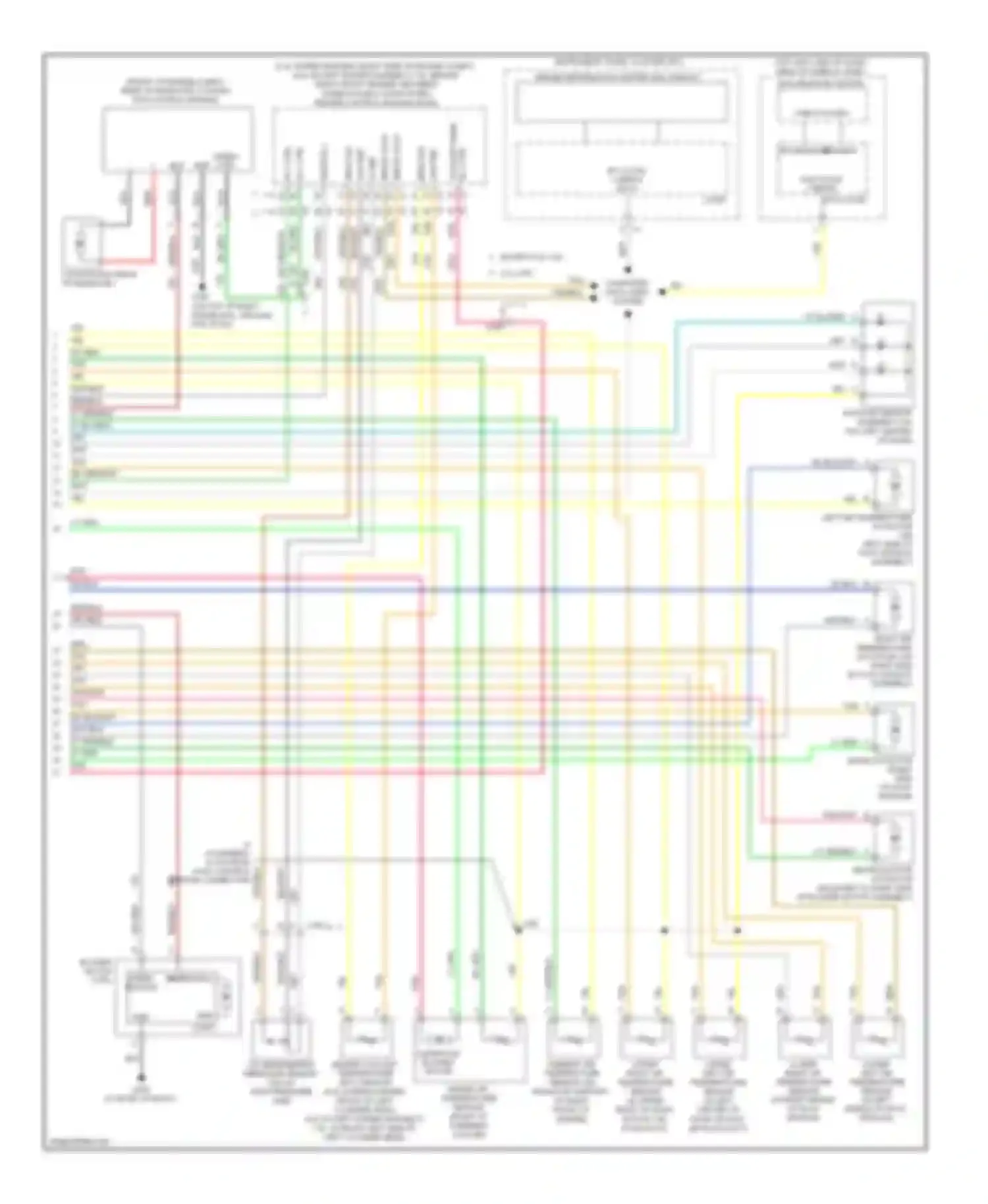 Corvette Chevrolet C6 (2004-2014): Automatic a/c circuit (2 of 2)