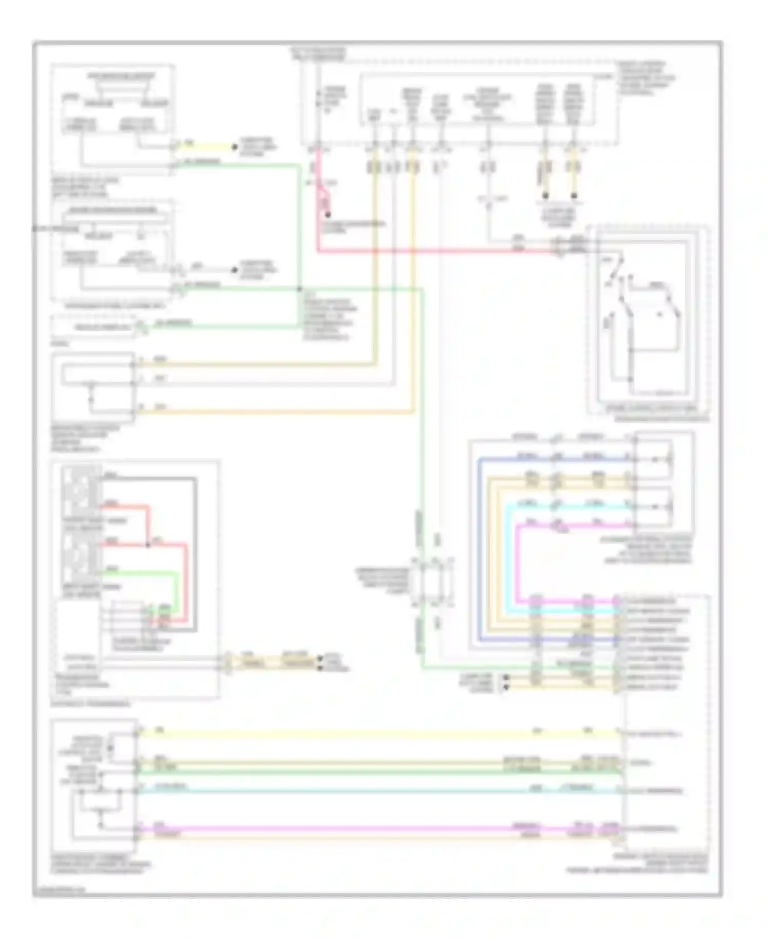 Corvette Chevrolet C6 (2004-2014): Cruise control circuit, a/t