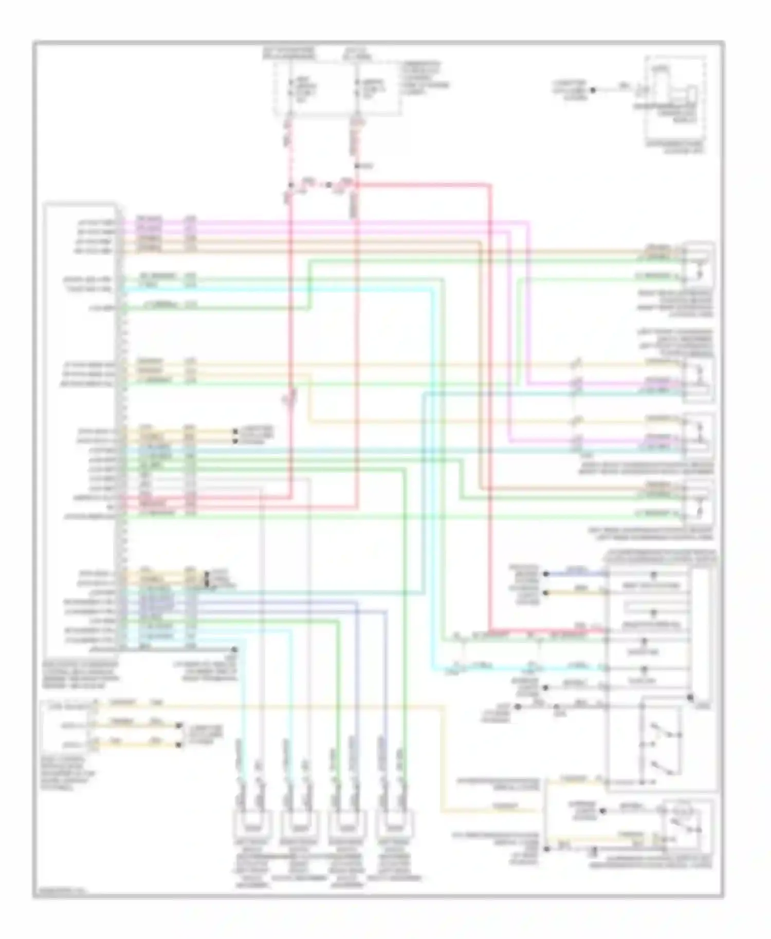 Corvette Chevrolet C6 (2004-2014): Electronic suspension circuit