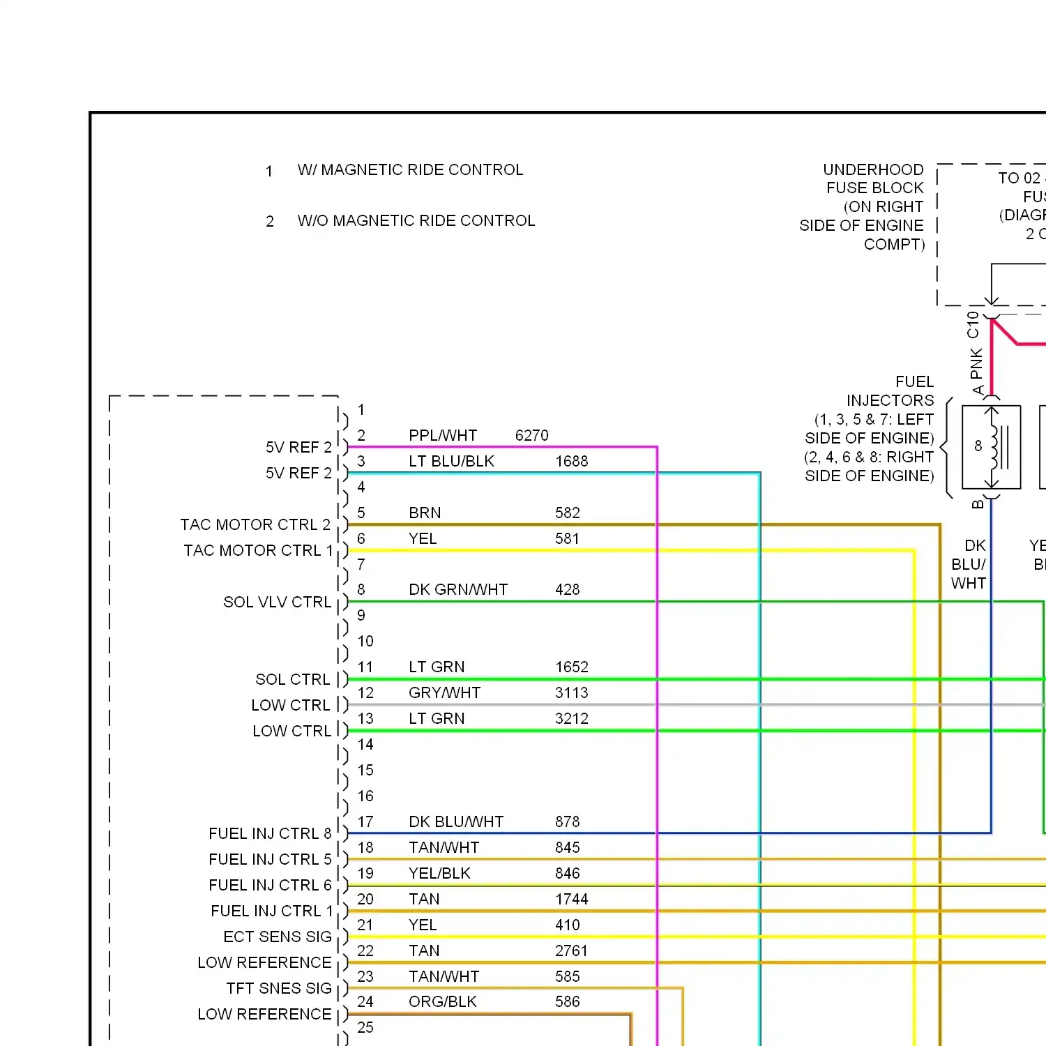 demo - Wiring diagram engine performance 7.0l vin e (1 of 4) Wiring diagram engine performance 7.0l vin e (1 of 4)