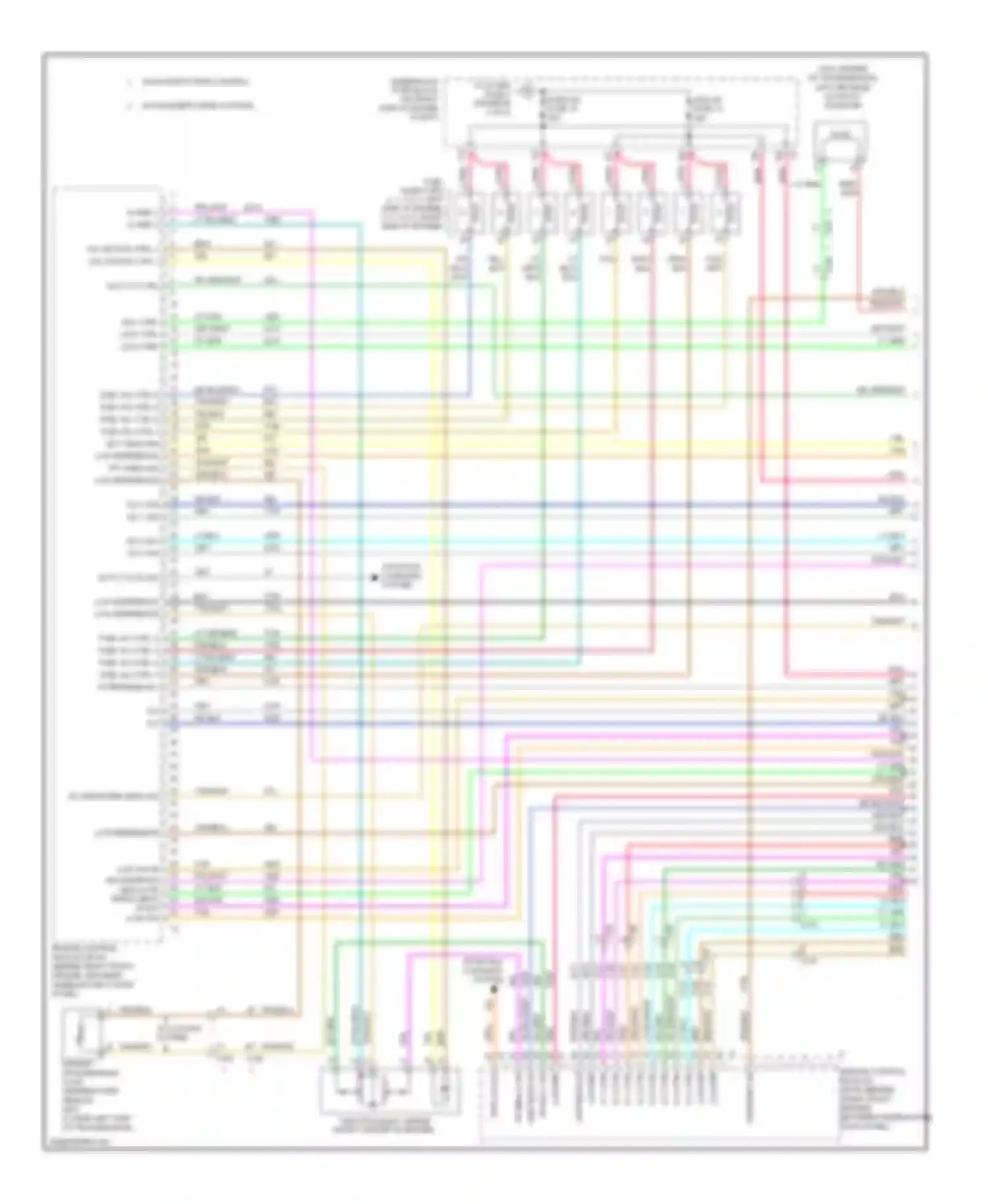 Corvette Chevrolet C6 (2004-2014): Wiring diagram engine performance 7.0l vin e (1 of 4)