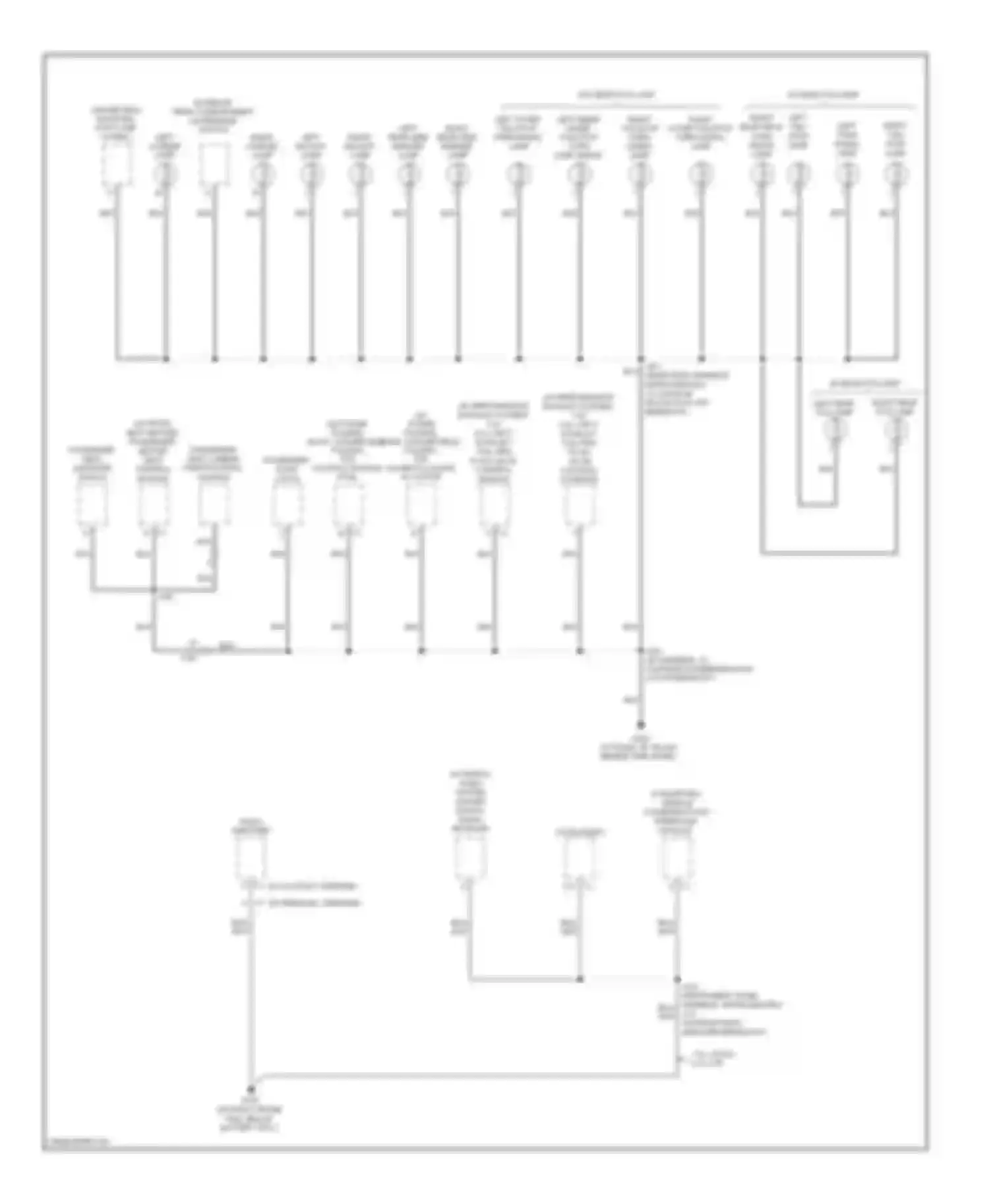 Corvette Chevrolet C6 (2004-2014): Ground distribution circuit (4 of 4)