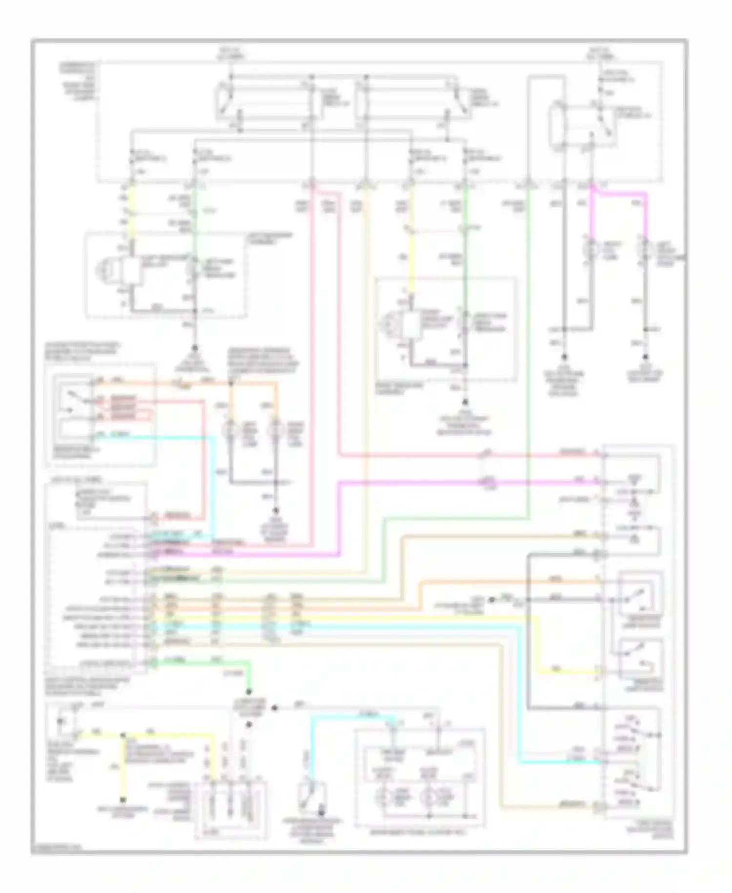 Corvette Chevrolet C6 (2004-2014): Headlights circuit
