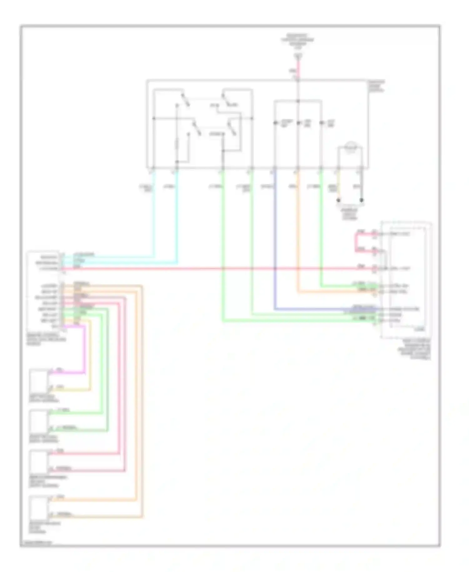 Corvette Chevrolet C6 (2004-2014): Power distribution circuit (4 of 4)