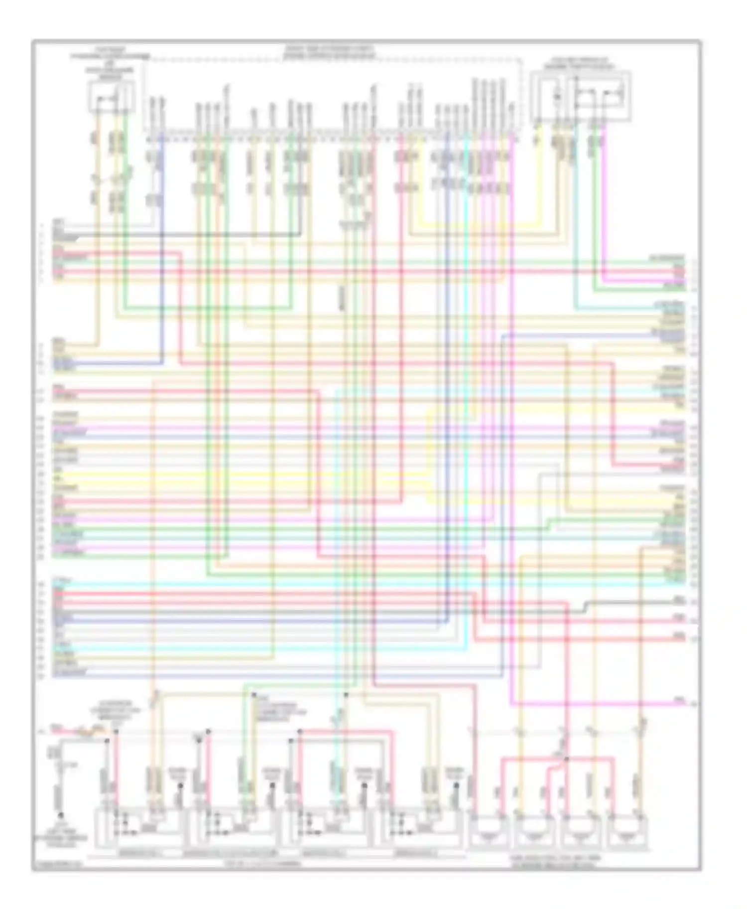 Wiring diagram (6 cm from for Chevrolet Corvette C6 (2004-2014) (1 of 2)