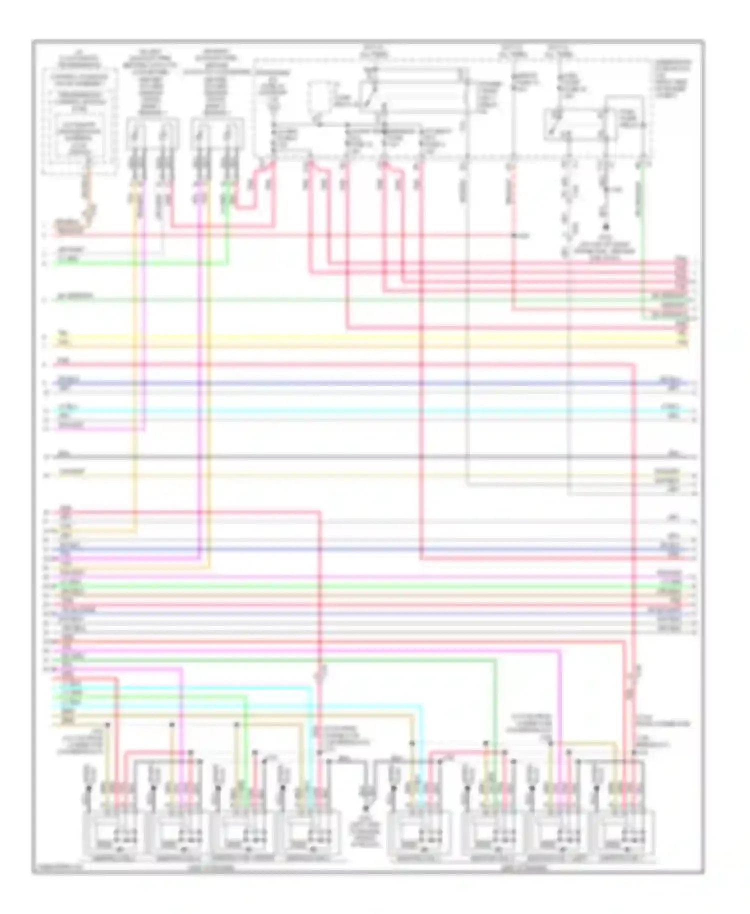 Wiring diagram bank 2 sensor 1 for Chevrolet Corvette C6 (2004-2014) (2 of 2)