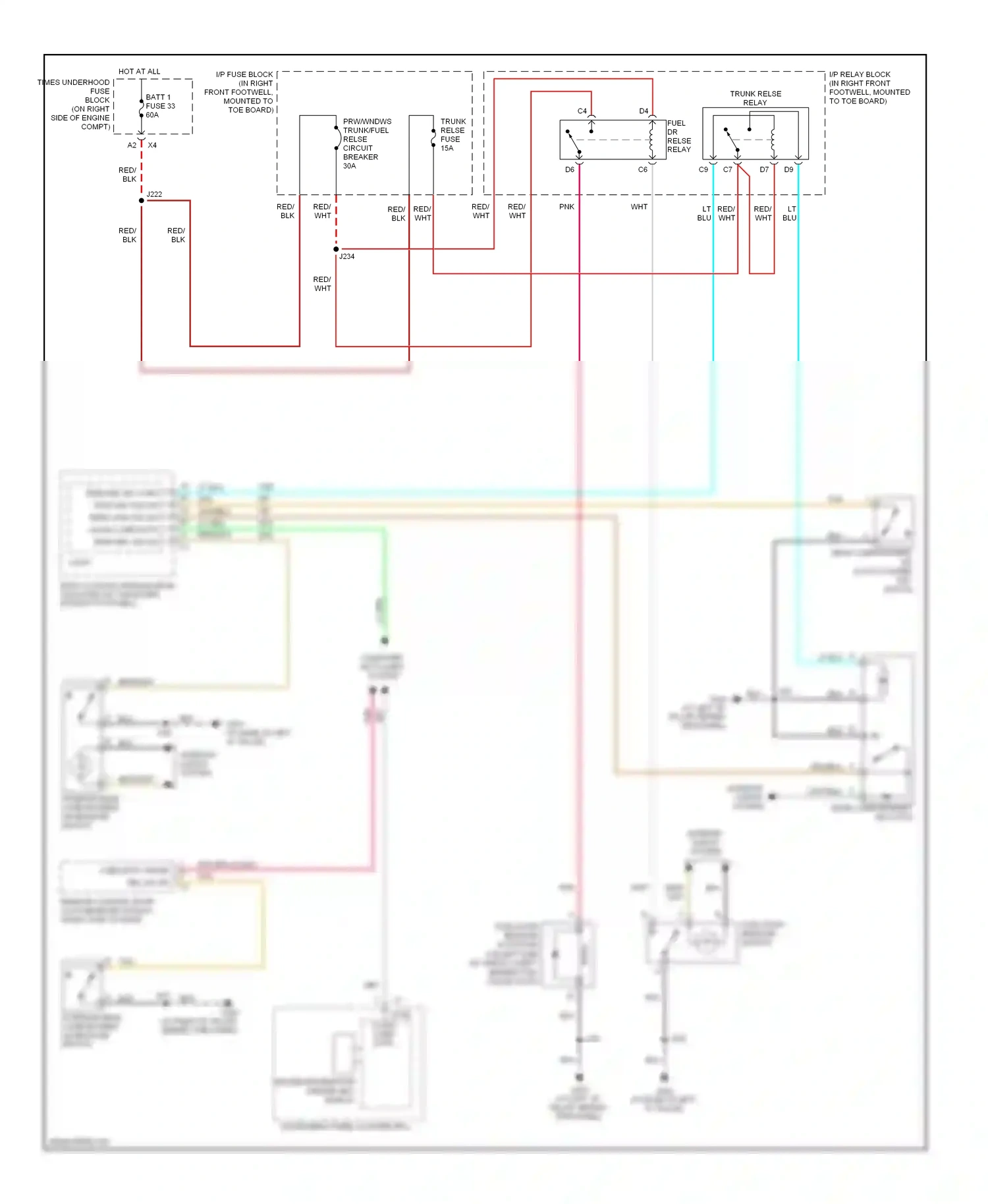 Chevrolet Corvette C6 (2004-2014) blu wiring diagram  (14 of 14)
