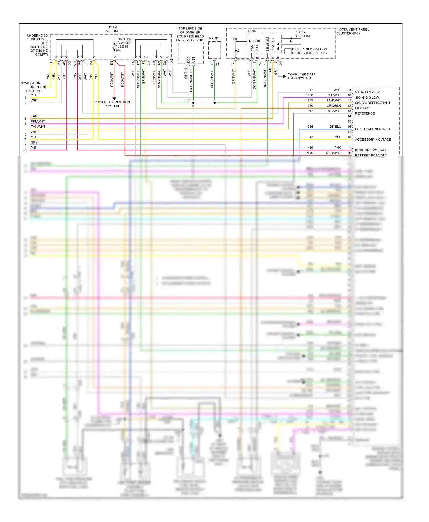 Chevrolet Corvette C6 (2004-2014) breakout) wiring diagram  (8 of 11)