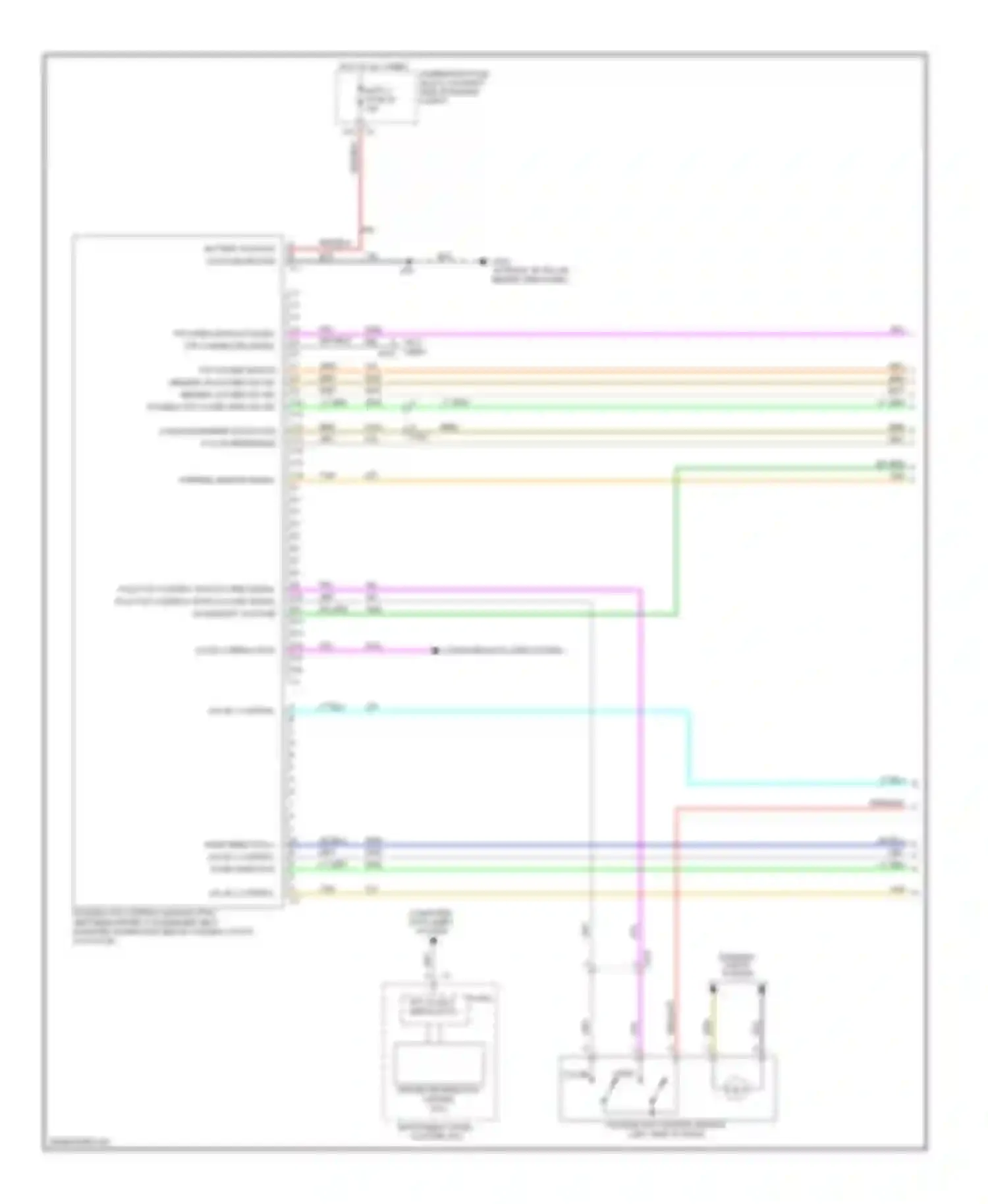 Wiring diagram class 2 serial data for Chevrolet Corvette C6 (2004-2014) (5 of 12)