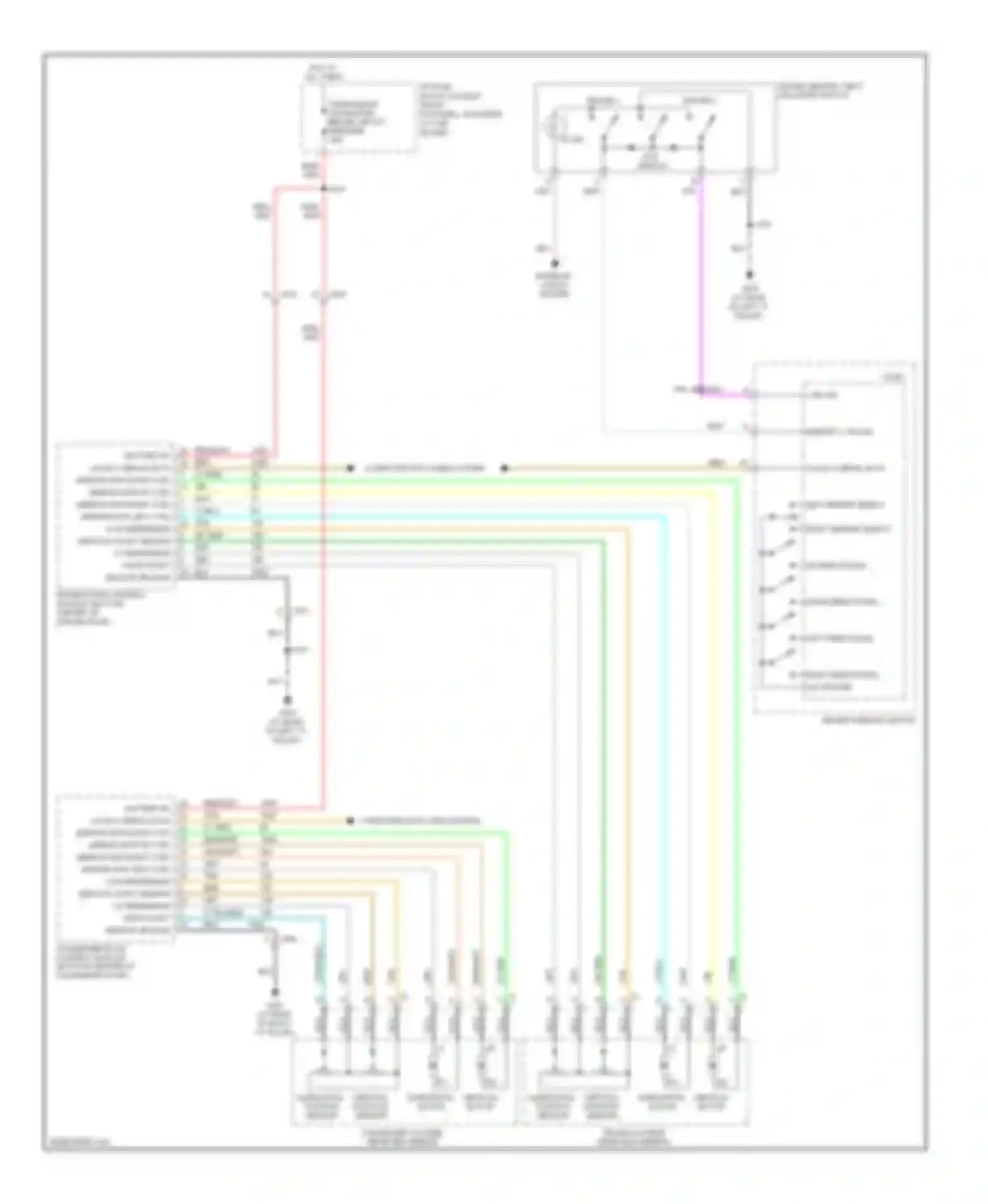 Wiring diagram class 2 serial data for Chevrolet Corvette C6 (2004-2014) (7 of 12)