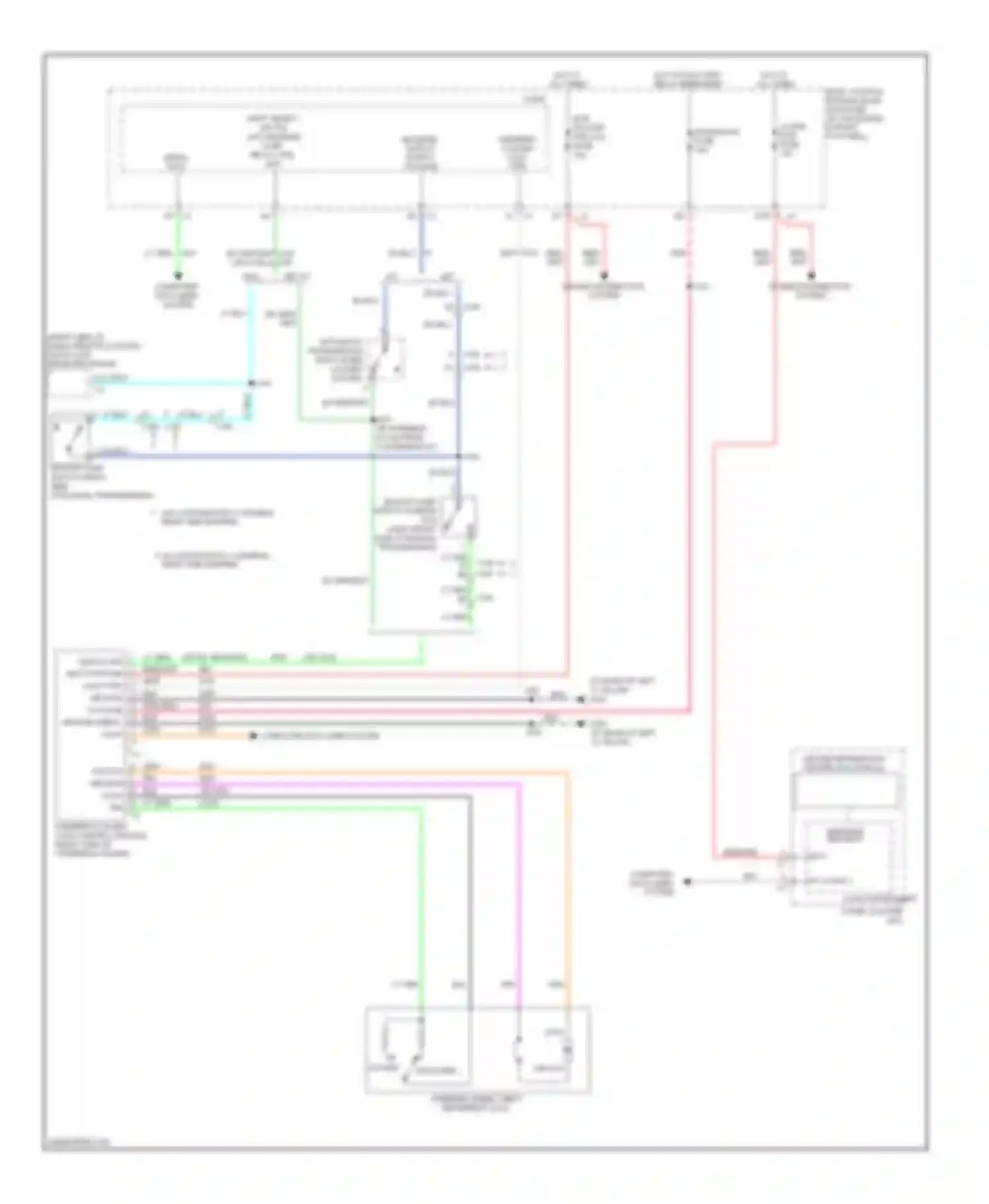 Wiring diagram clstr/ hud fuse for Chevrolet Corvette C6 (2004-2014) (3 of 4)