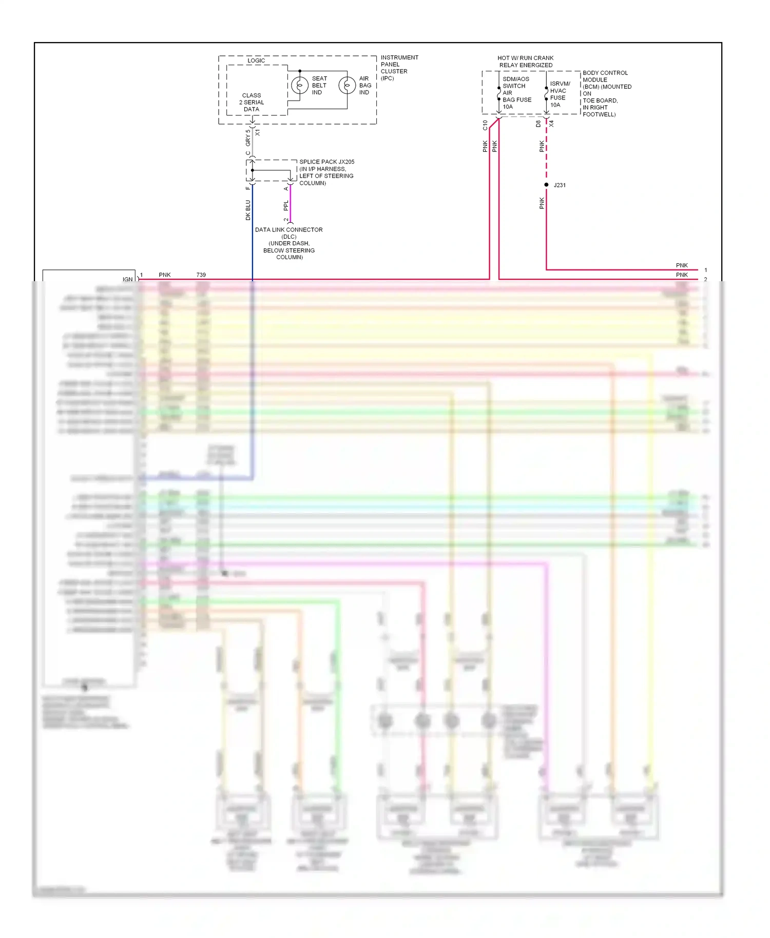 Chevrolet Corvette C6 (2004-2014) dk blu wiring diagram  (43 of 44)