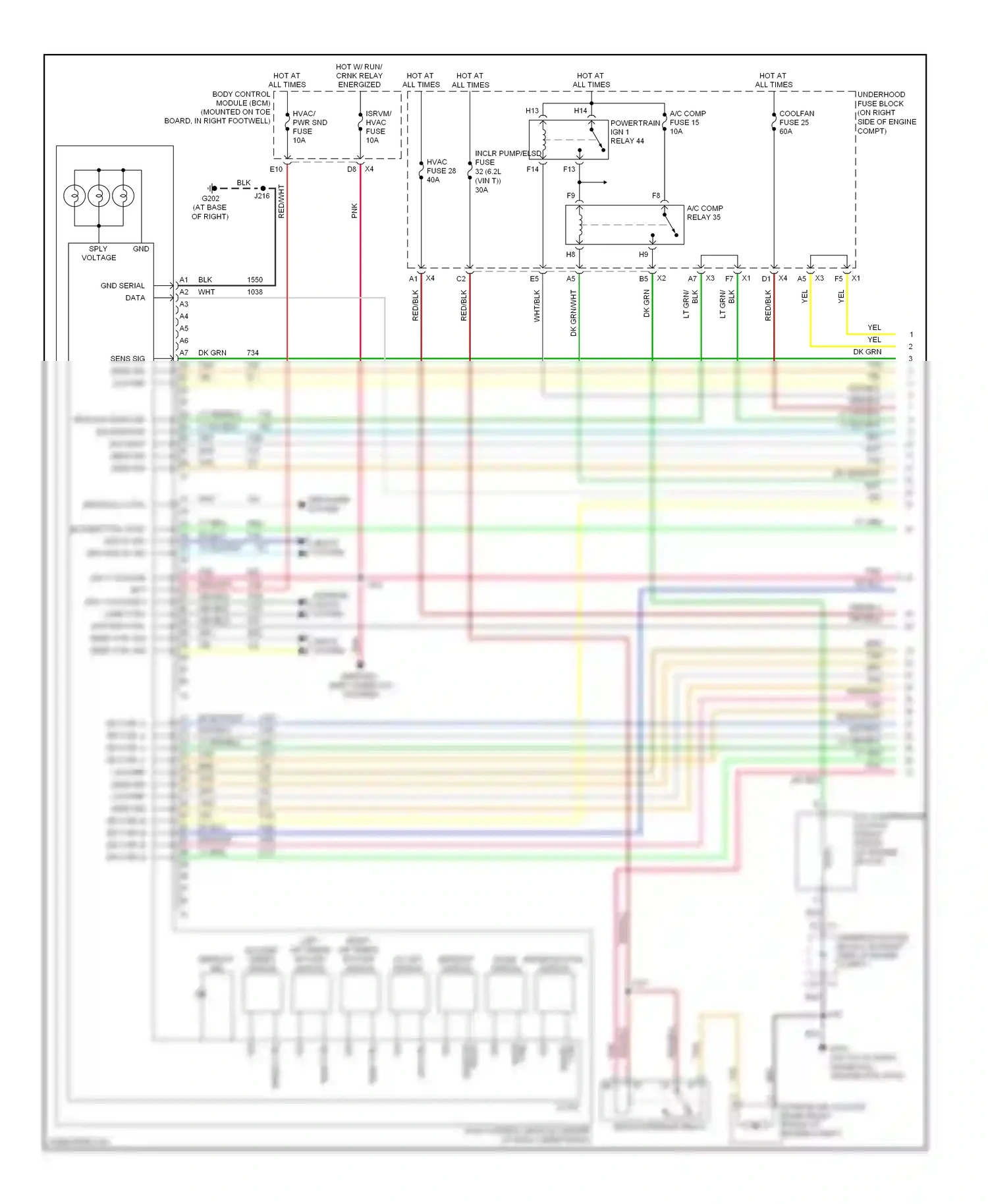 Chevrolet Corvette C6 (2004-2014) dk blu wiring diagram  (2 of 44)