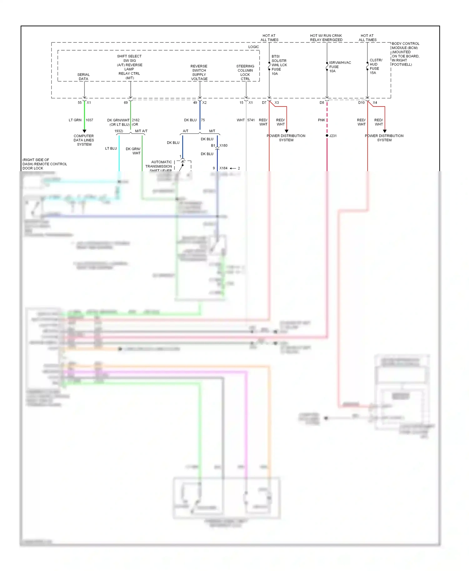 Chevrolet Corvette C6 (2004-2014) dk blu wiring diagram  (10 of 44)