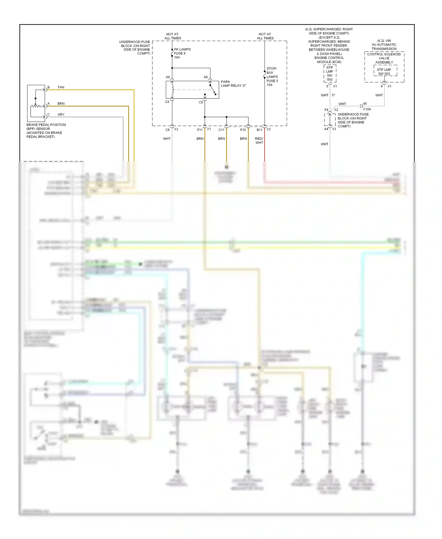 Chevrolet Corvette C6 (2004-2014) dk blu wiring diagram  (22 of 44)