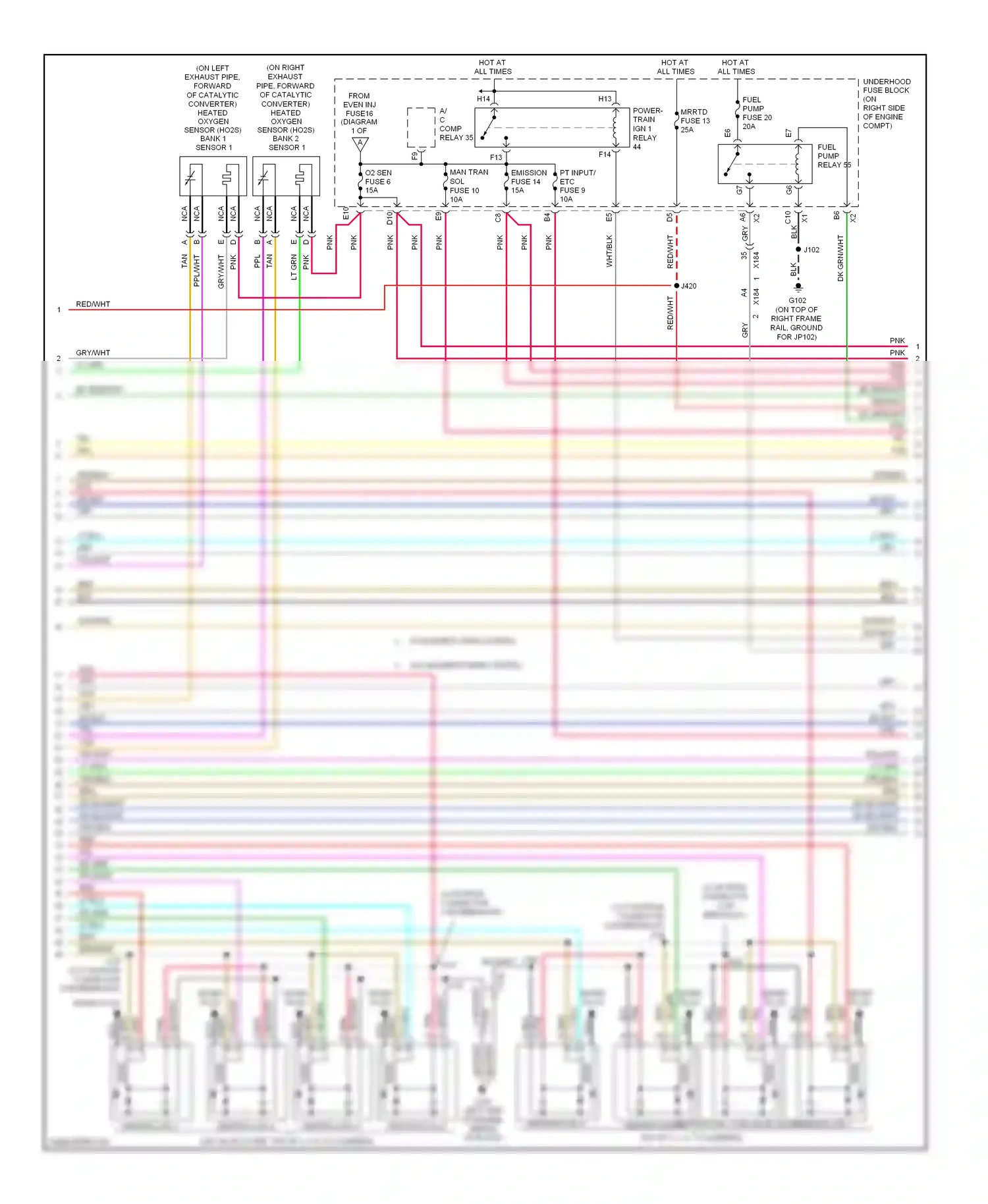 Chevrolet Corvette C6 (2004-2014) dk blu wiring diagram  (24 of 44)