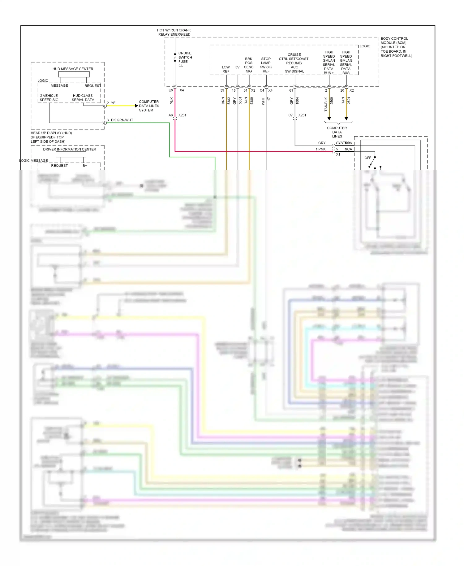 Chevrolet Corvette C6 (2004-2014) dk blu wiring diagram  (12 of 44)