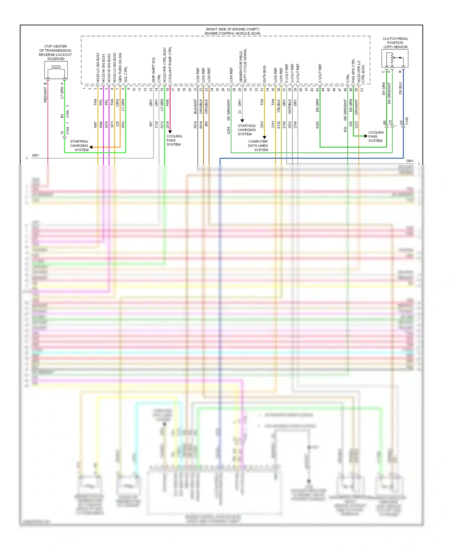 Chevrolet Corvette C6 (2004-2014) dk blu wiring diagram  (16 of 44)