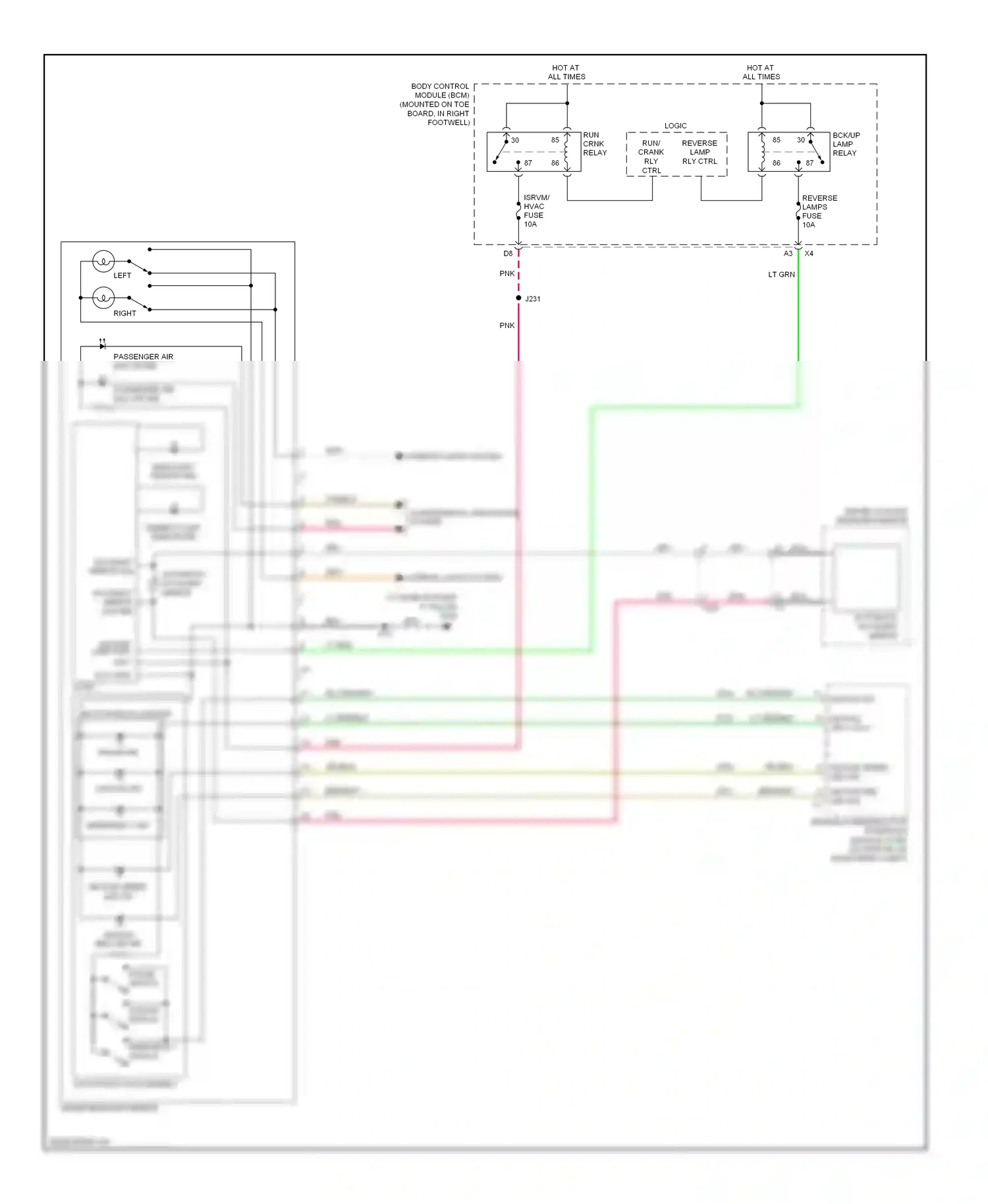 Chevrolet Corvette C6 (2004-2014) emergency ind wiring diagram  (1 of 1)