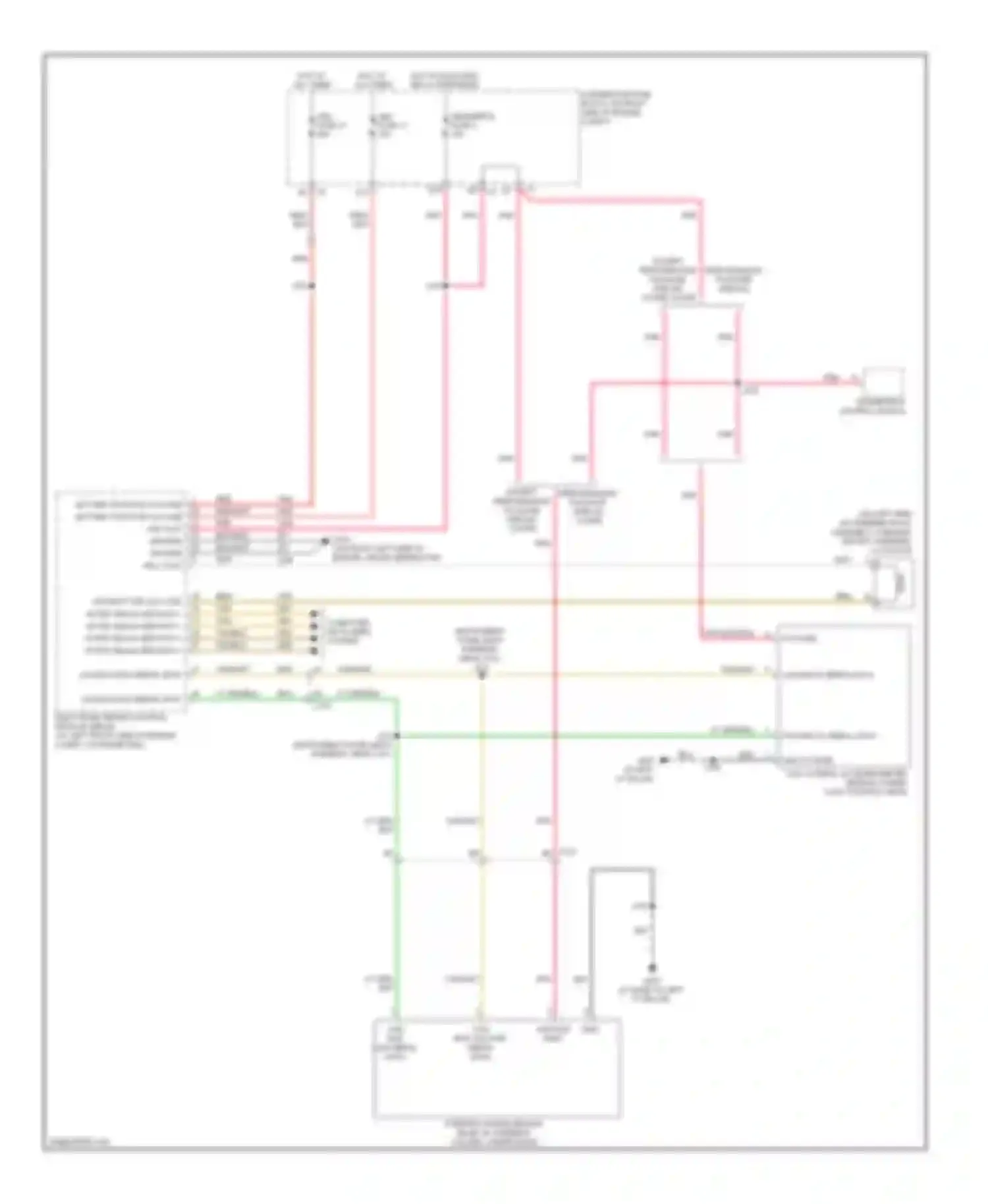 Wiring diagram except performance package special coupe for Chevrolet Corvette C6 (2004-2014) (1 of 2)