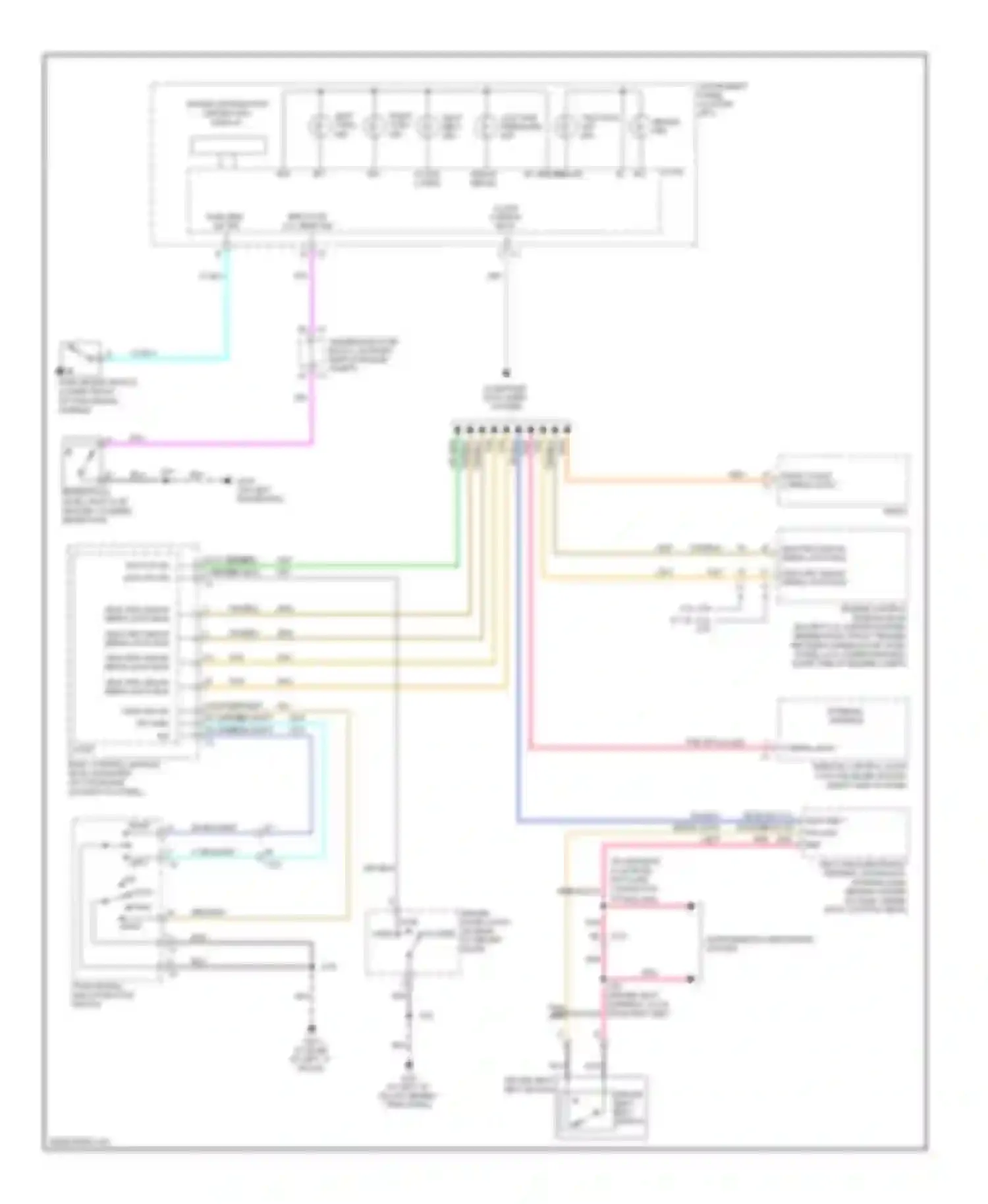 Wiring diagram logic ipc b+ for Chevrolet Corvette C6 (2004-2014) (1 of 1)