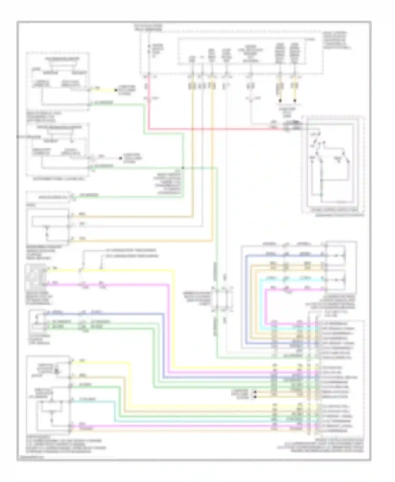 Wiring diagram logic message request b+ for Chevrolet Corvette C6 (2004-2014) (2 of 2)