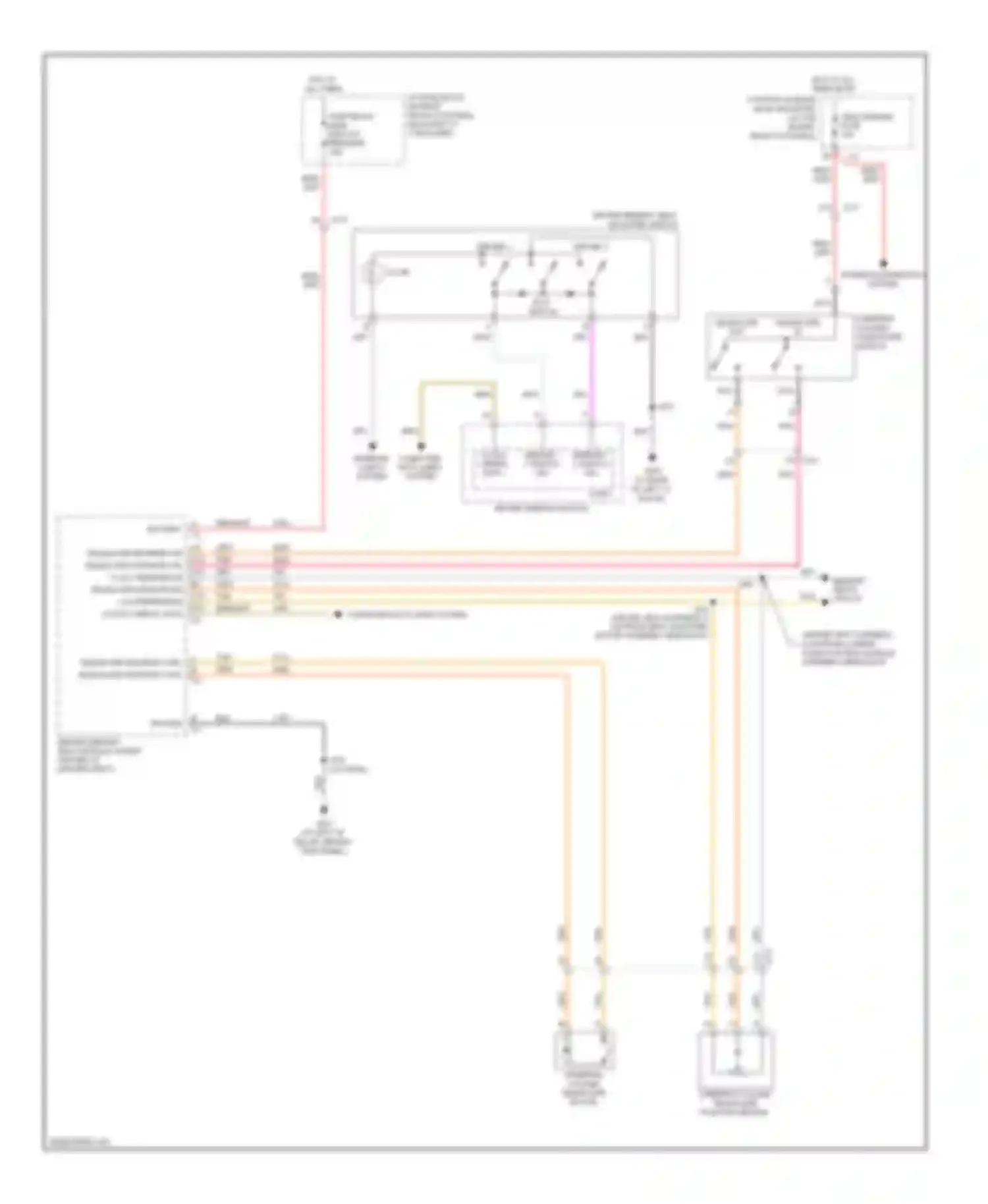 Wiring diagram memory 2 switch sig for Chevrolet Corvette C6 (2004-2014) (2 of 2)
