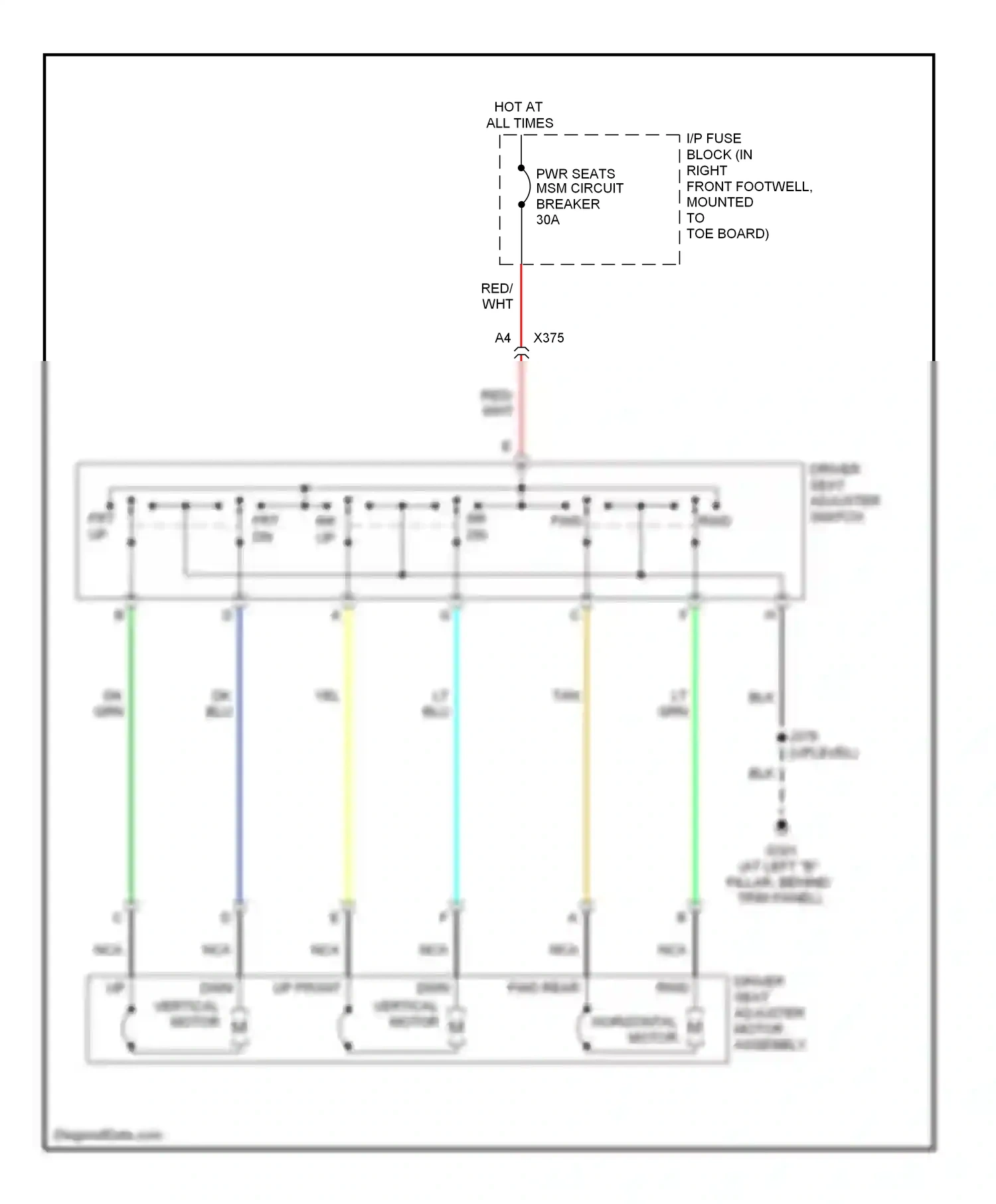 Chevrolet Corvette C6 (2004-2014) nca wiring diagram  (33 of 41)