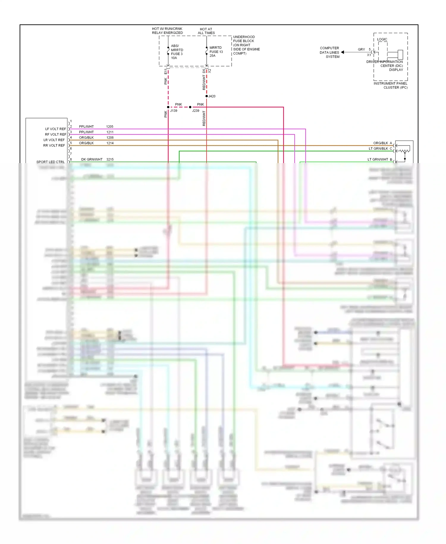 Chevrolet Corvette C6 (2004-2014) nca wiring diagram  (6 of 41)