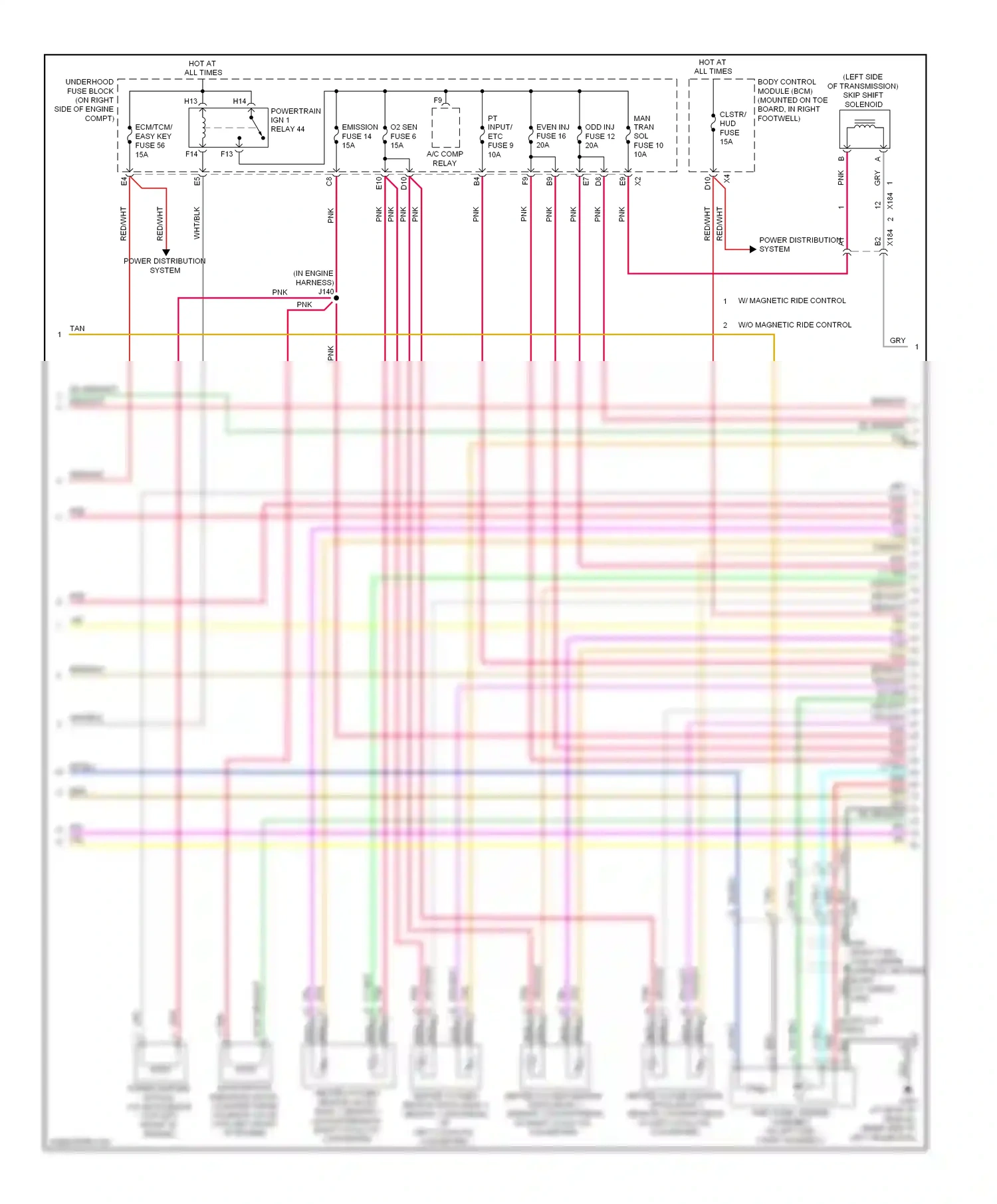 Chevrolet Corvette C6 (2004-2014) nca wiring diagram  (8 of 41)