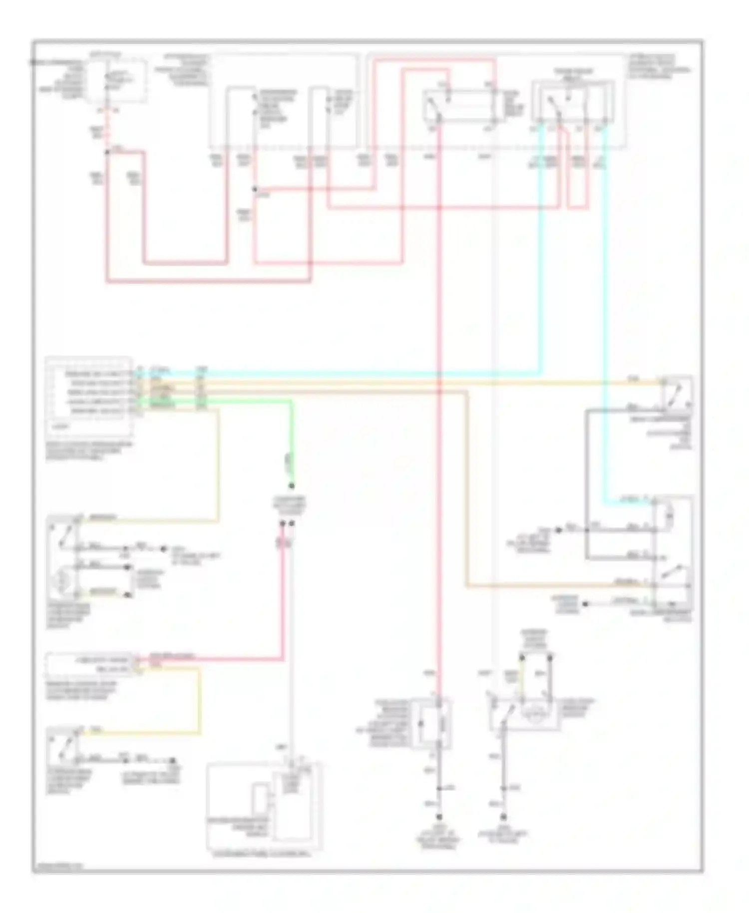 Wiring diagram rear compartment lid lock cylinder key switch for Chevrolet Corvette C6 (2004-2014) (1 of 1)