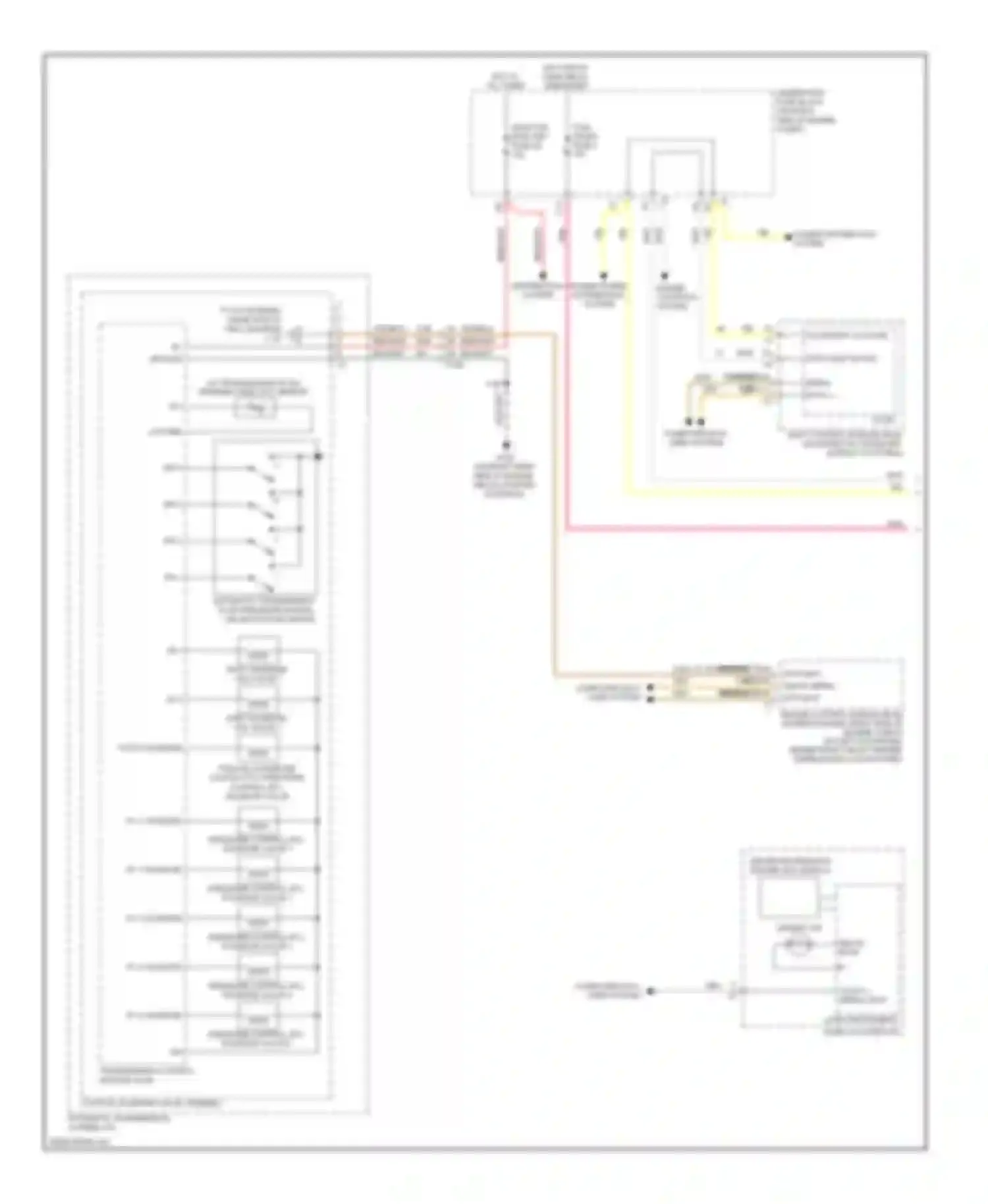 Wiring diagram tcm/ trans fuse 1 for Chevrolet Corvette C6 (2004-2014) (1 of 1)