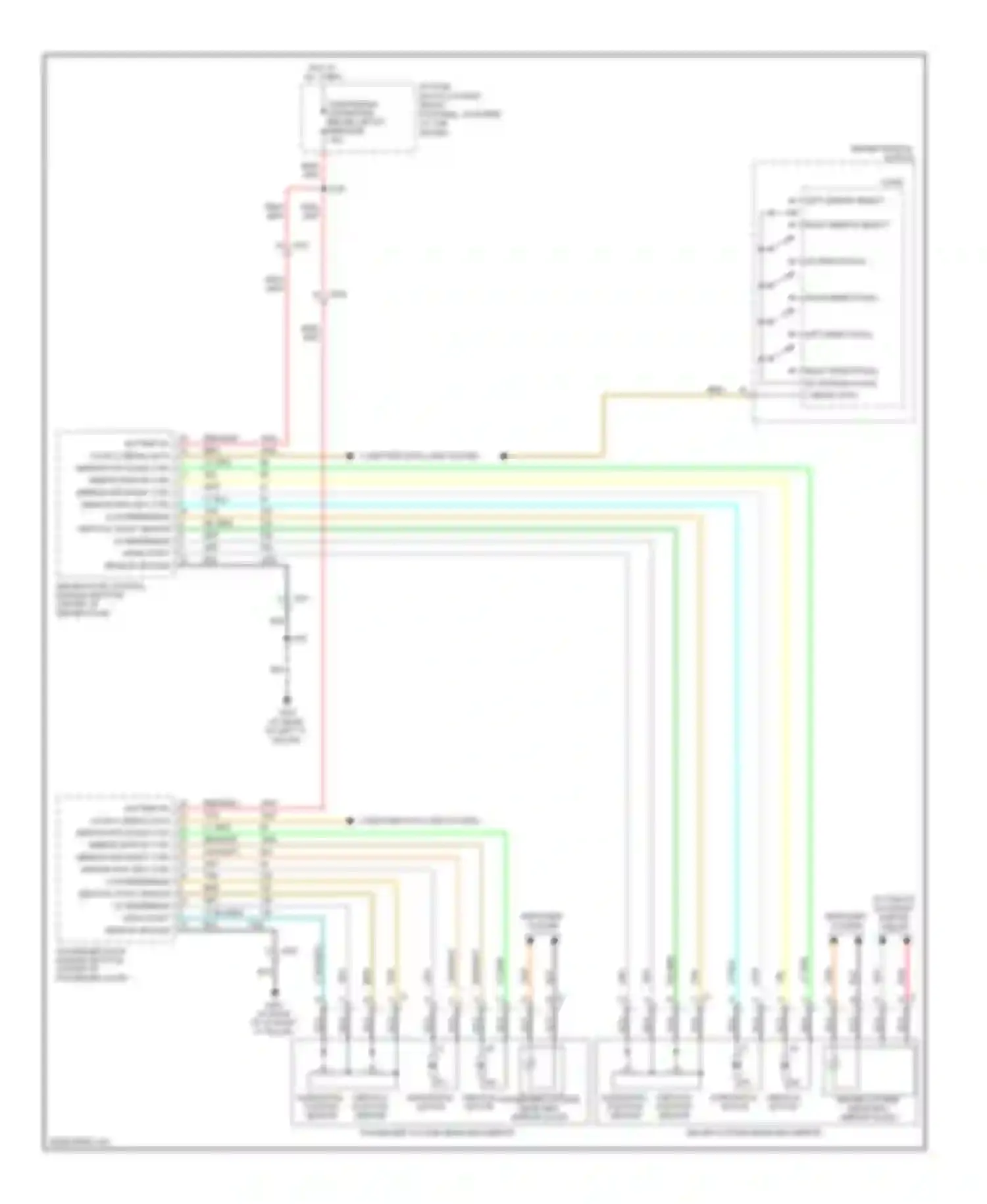 Wiring diagram up directional sw for Chevrolet Corvette C6 (2004-2014) (2 of 2)