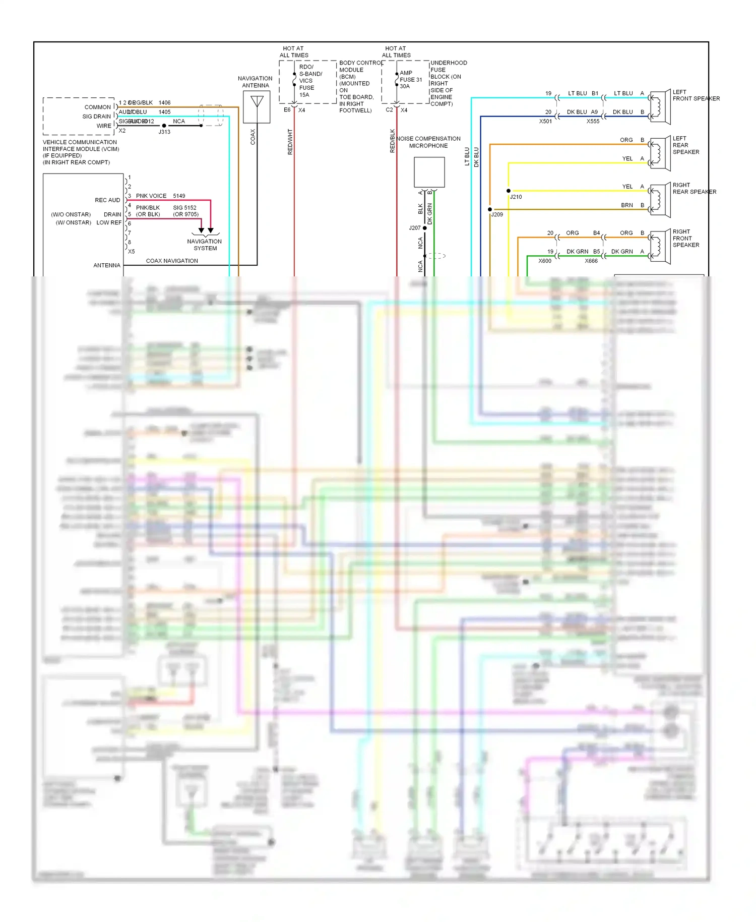 Chevrolet Corvette C6 (2004-2014) vol vol up wiring diagram  (1 of 1)