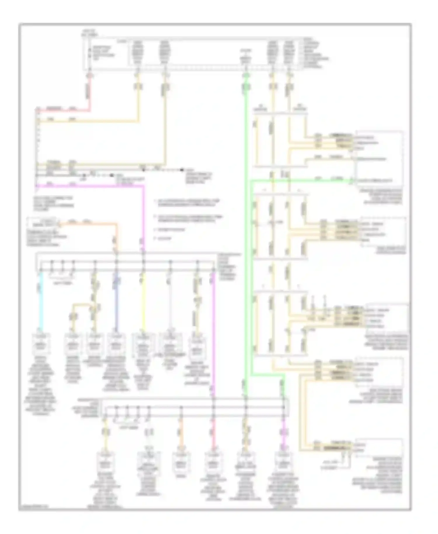 Wiring diagram w/ w/o onstar onstar for Chevrolet Corvette C6 (2004-2014) (1 of 1)