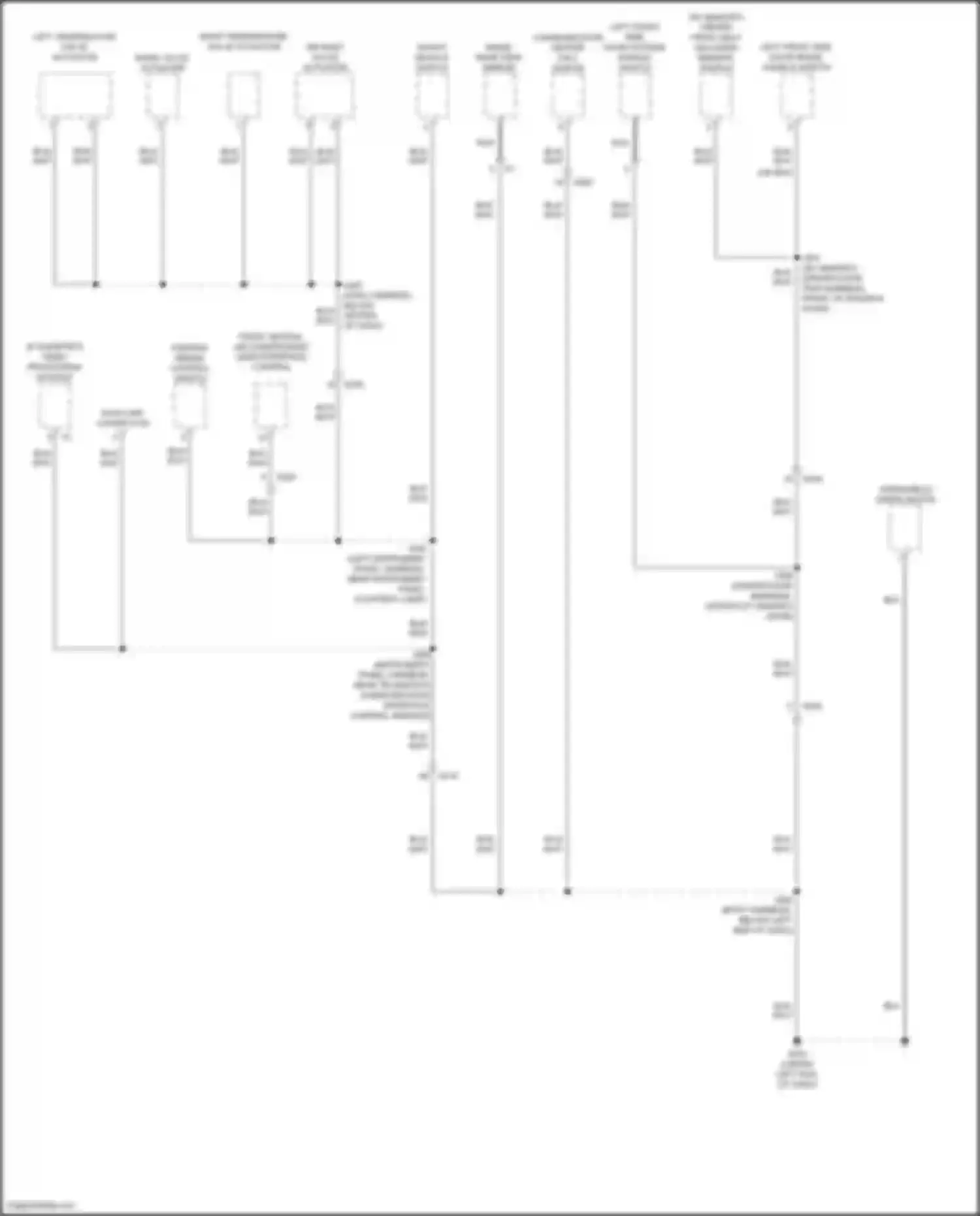Corvette Chevrolet C8 (2020-2024): Ground distribution circuit (7 of 8)