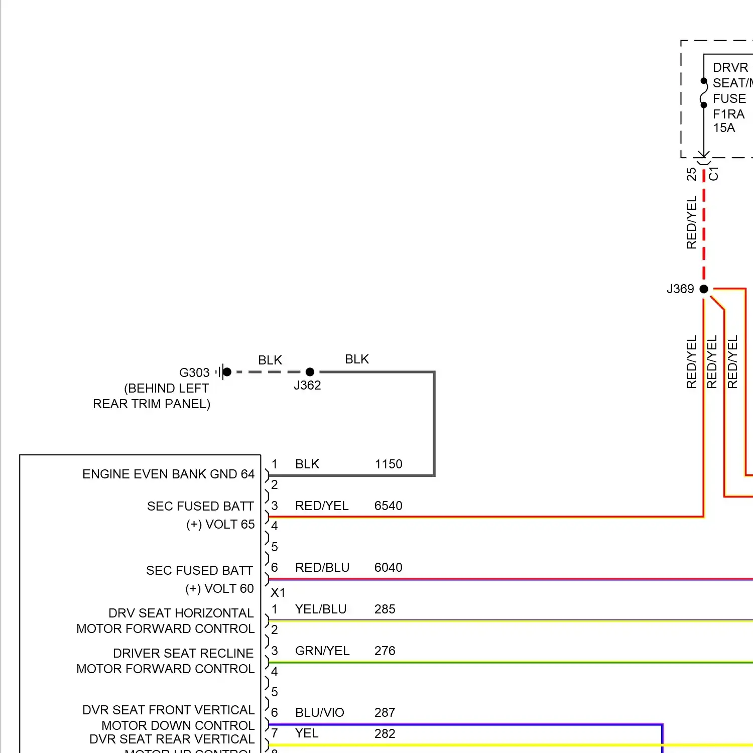 demo - Driver"s memory seat circuit (1 of 2) Driver"s memory seat circuit (1 of 2)
