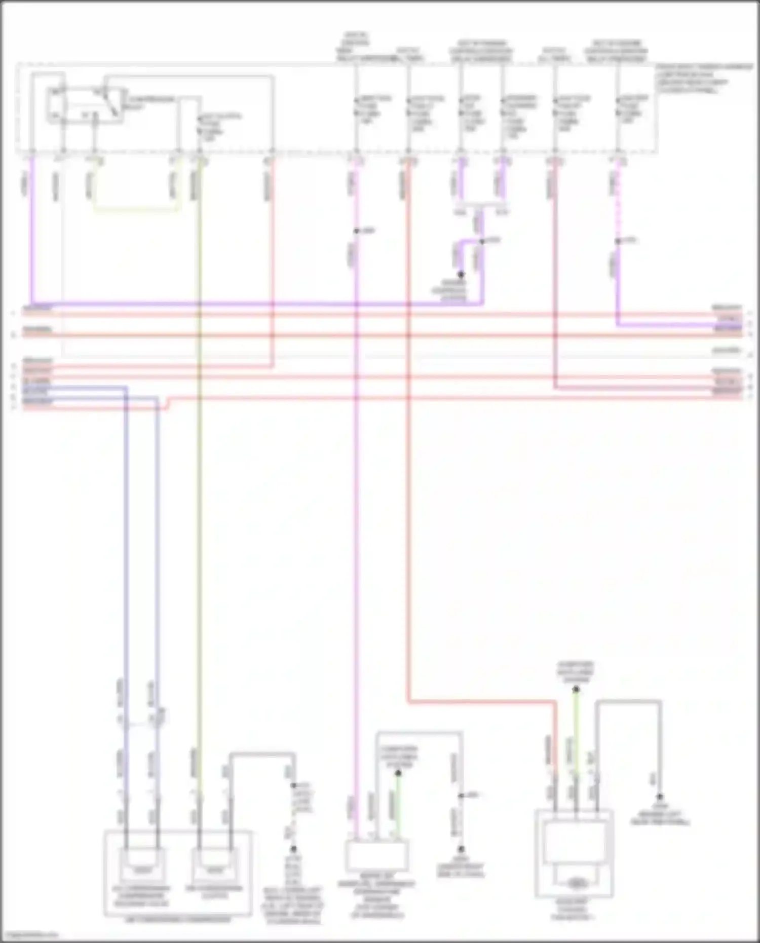 Wiring diagram air conditioning compressor for Chevrolet Corvette C8 (2020-2024) (1 of 1)