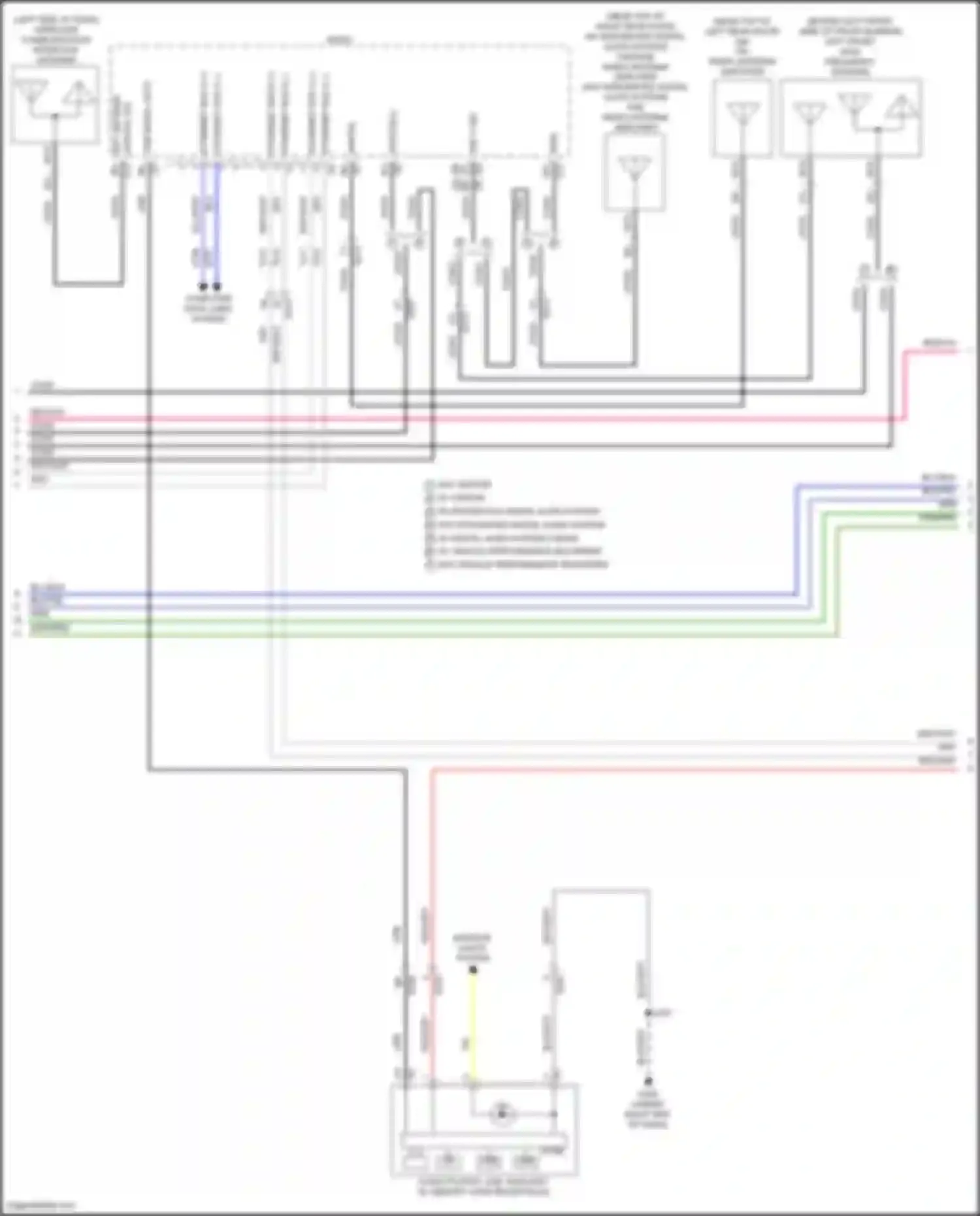 Wiring diagram blu for Chevrolet Corvette C8 (2020-2024) (7 of 74)