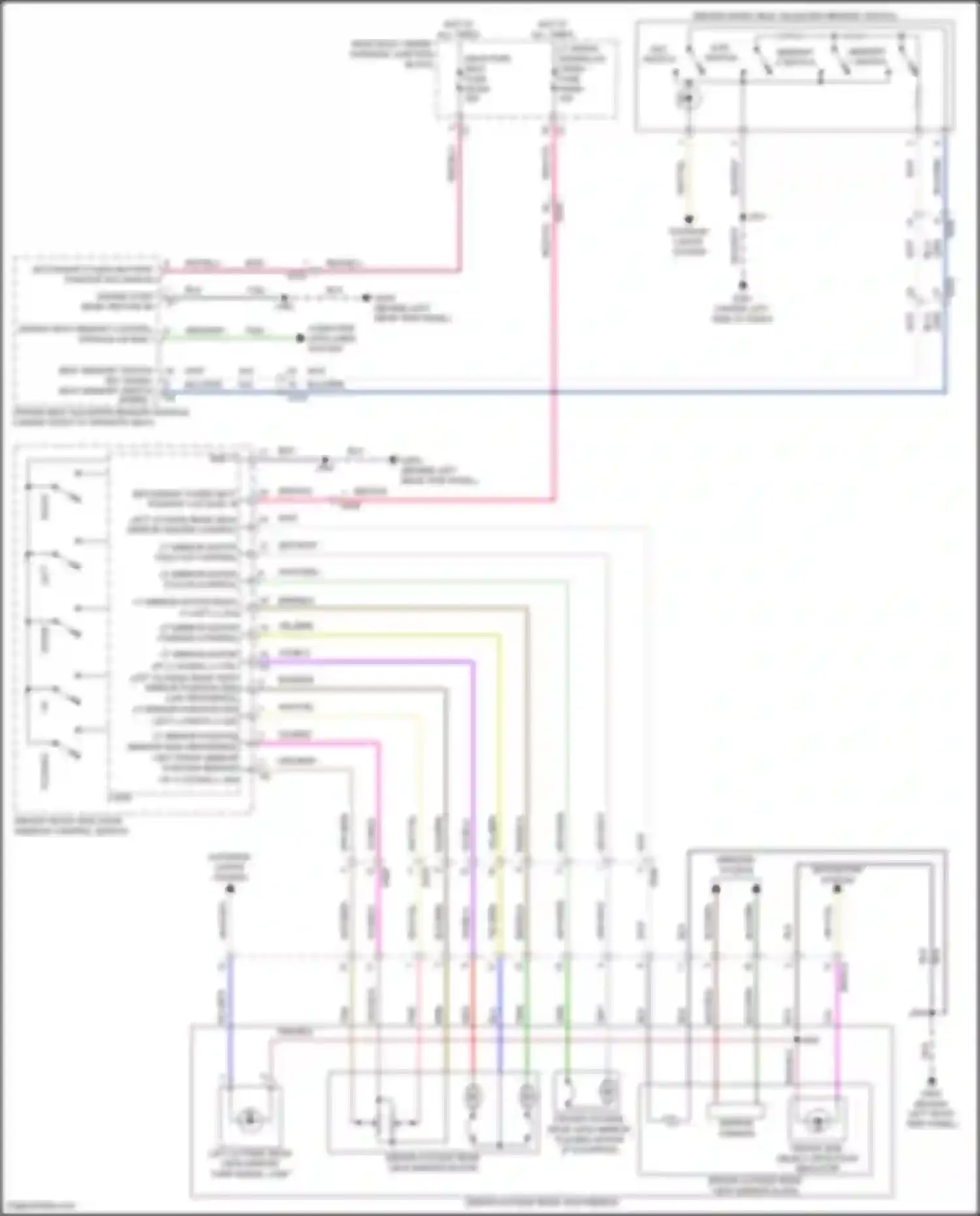 Wiring diagram brn/blk for Chevrolet Corvette C8 (2020-2024) (3 of 19)