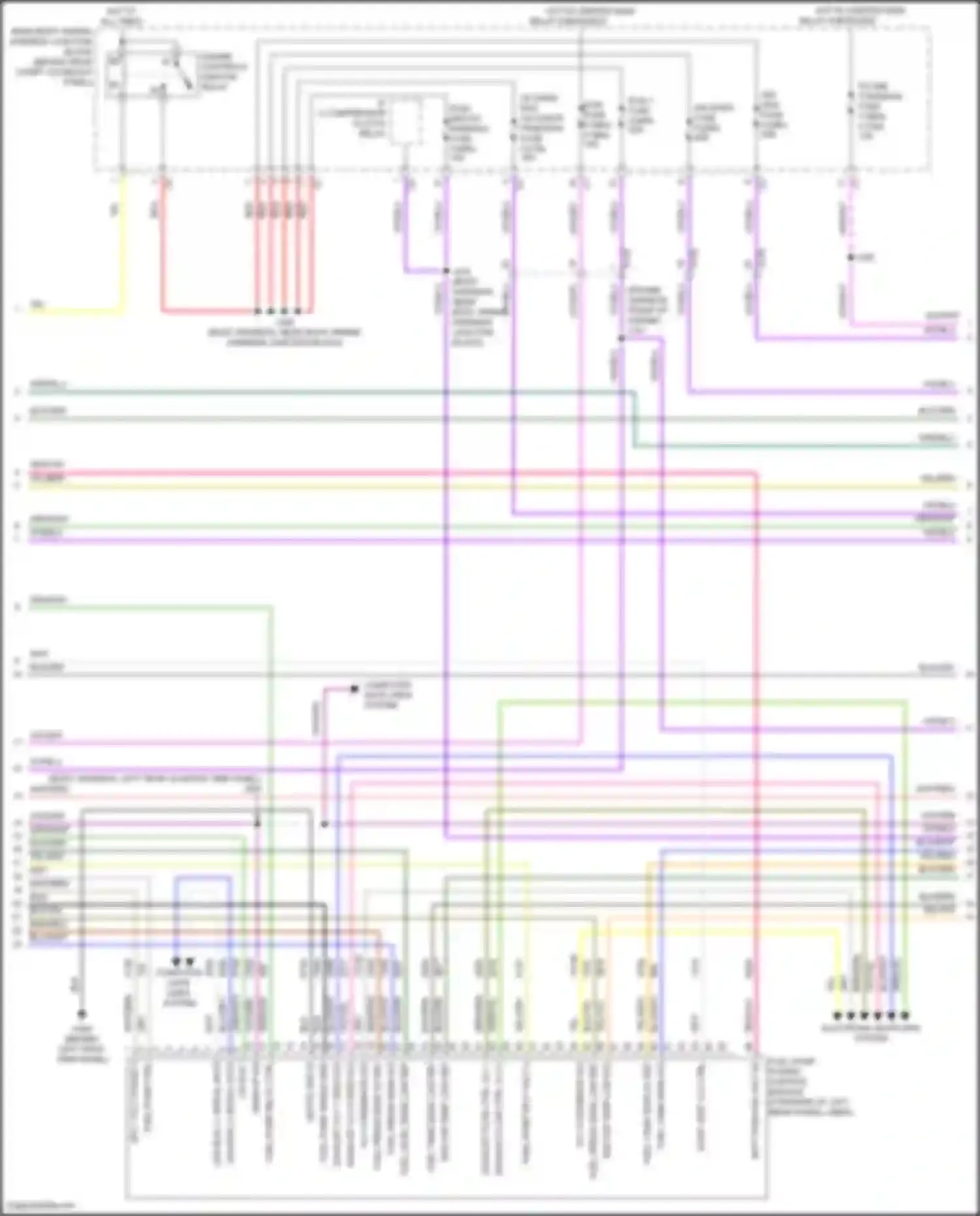 Wiring diagram computer data lines system for Chevrolet Corvette C8 (2020-2024) (98 of 99)