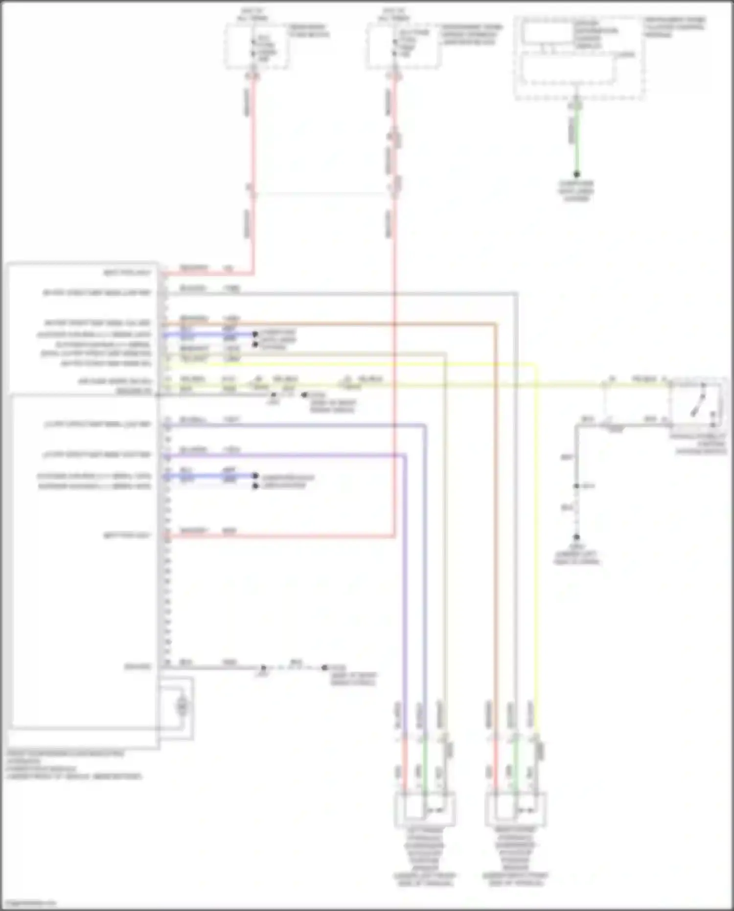 Wiring diagram driver information center display for Chevrolet Corvette C8 (2020-2024) (17 of 22)